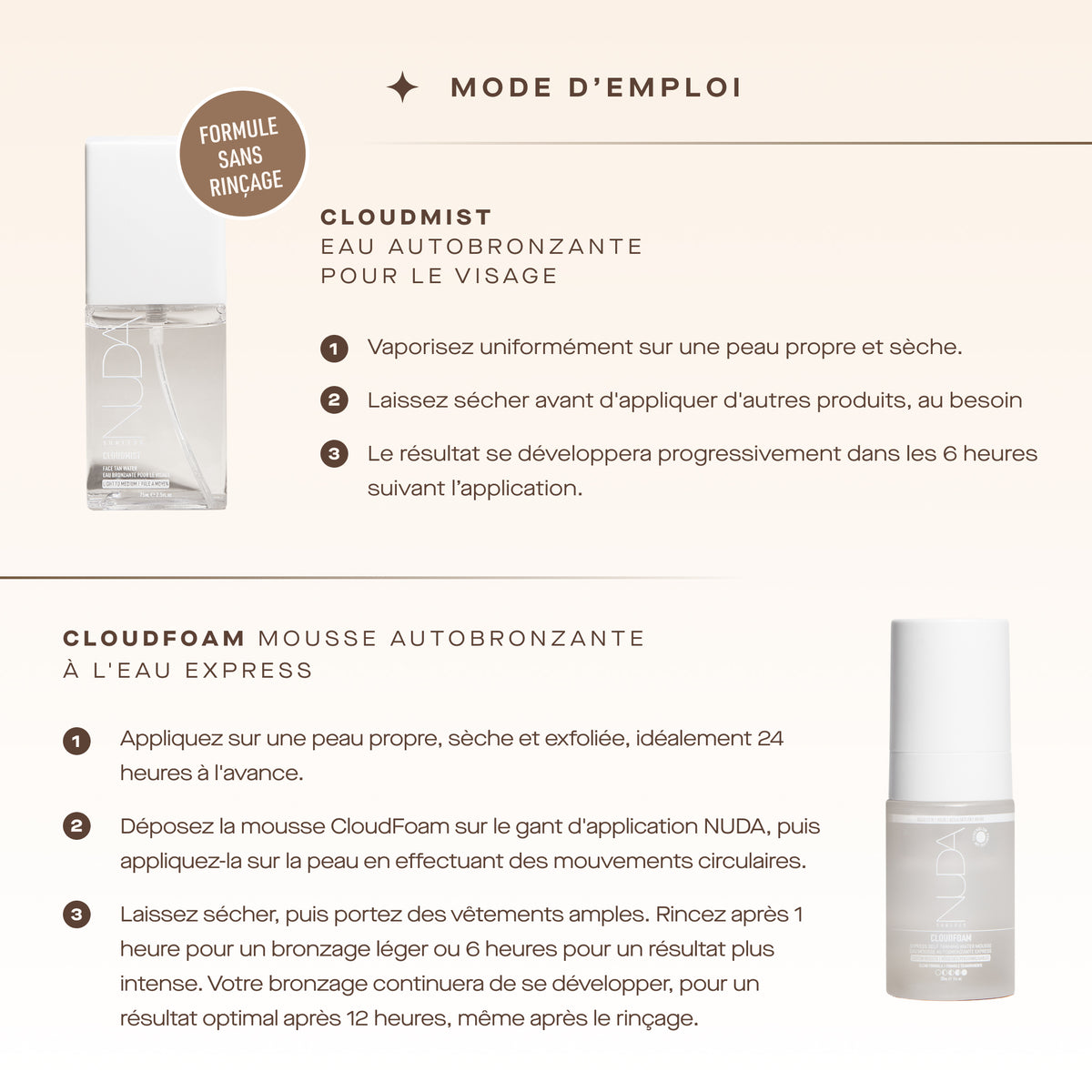 Coffret des fêtes Nuda - Collection cloud