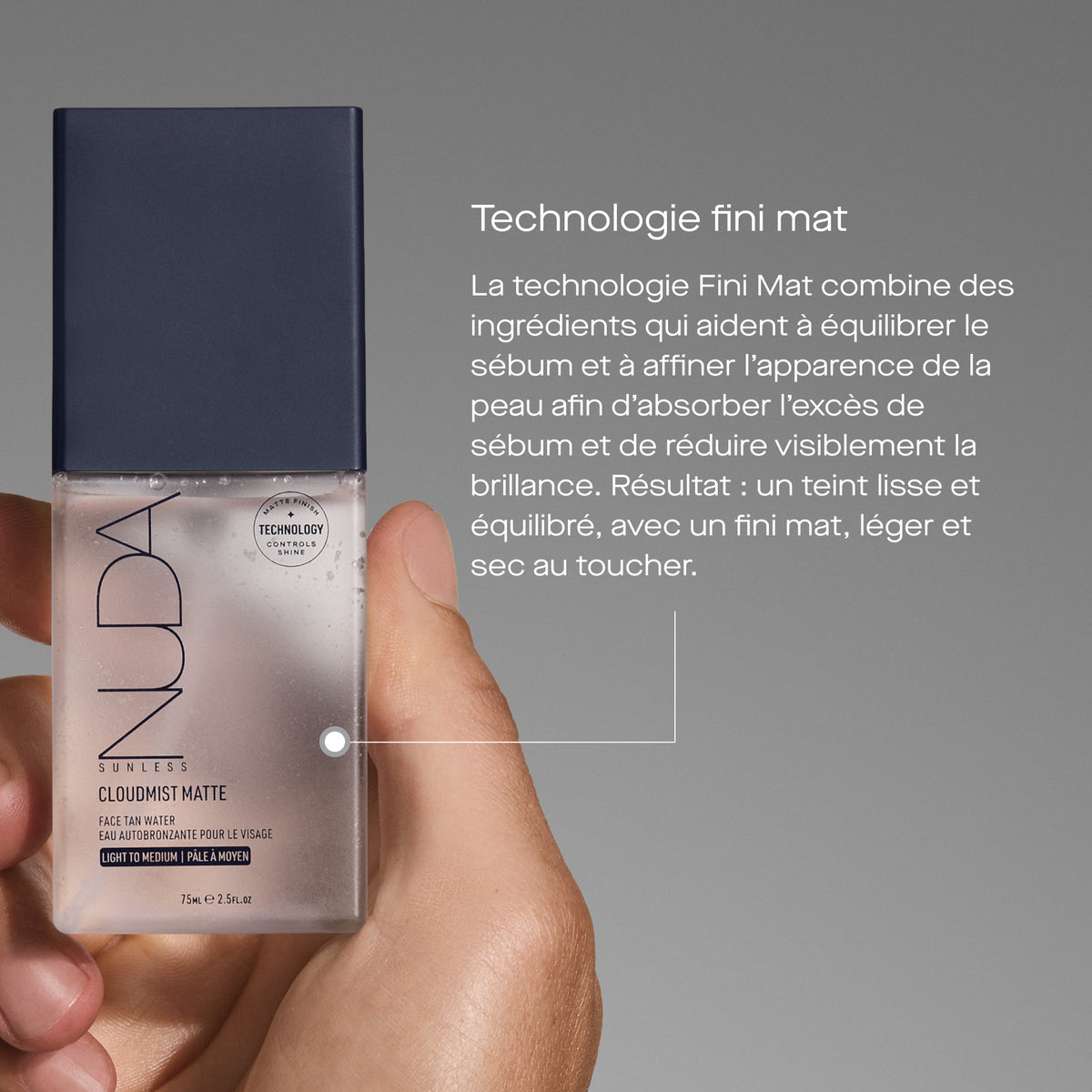 Nuda Self-Tanning Face Water - Cloudmist Matte
