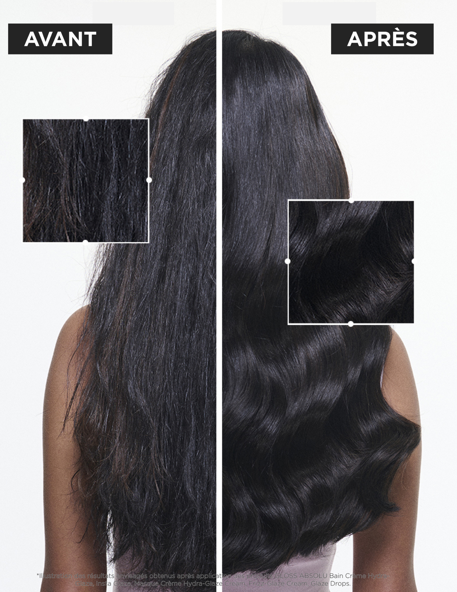 Duo Gloss Absolu - Crème Sans-rinçage Frizz-Glaze & Le parfum pour cheveux