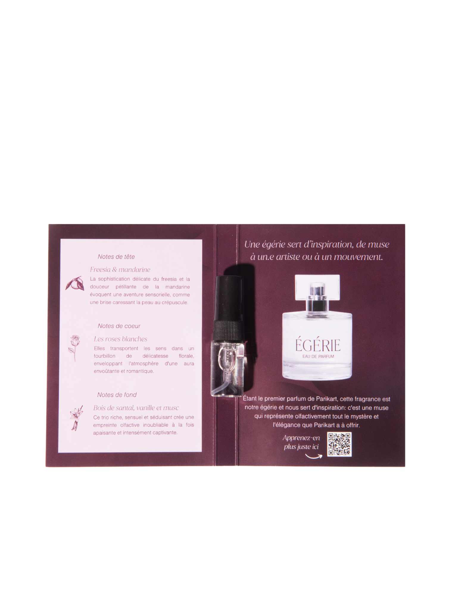 L'Eau de parfum Égérie - 50 sprays format découverte