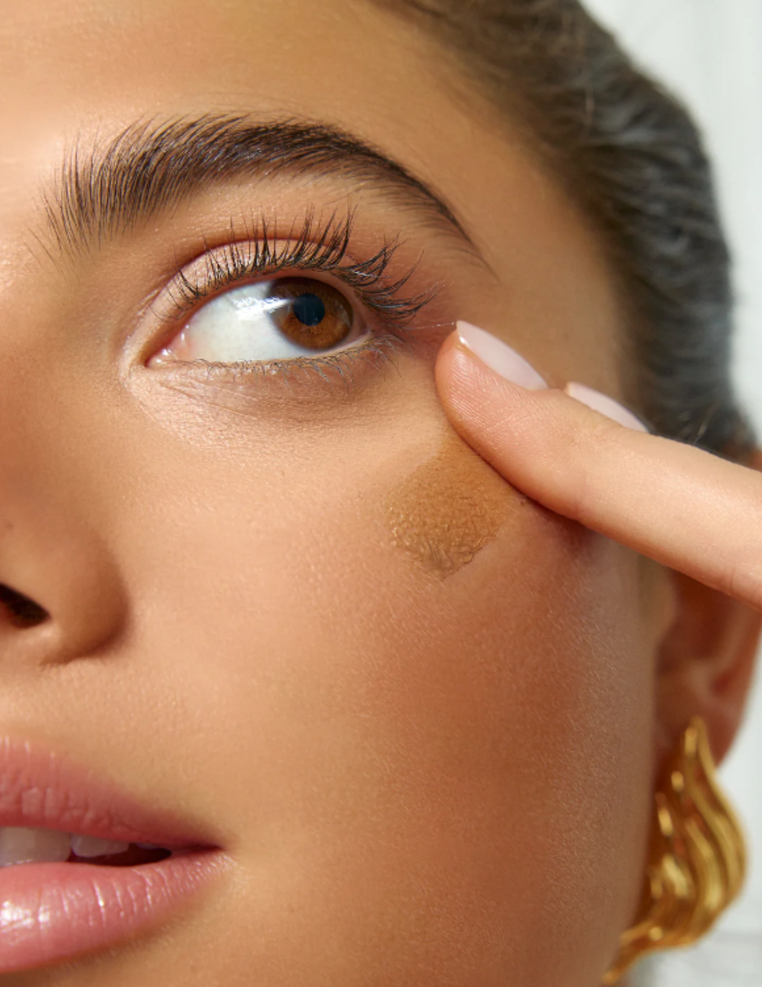 Gouttes d'éclat bronzantes