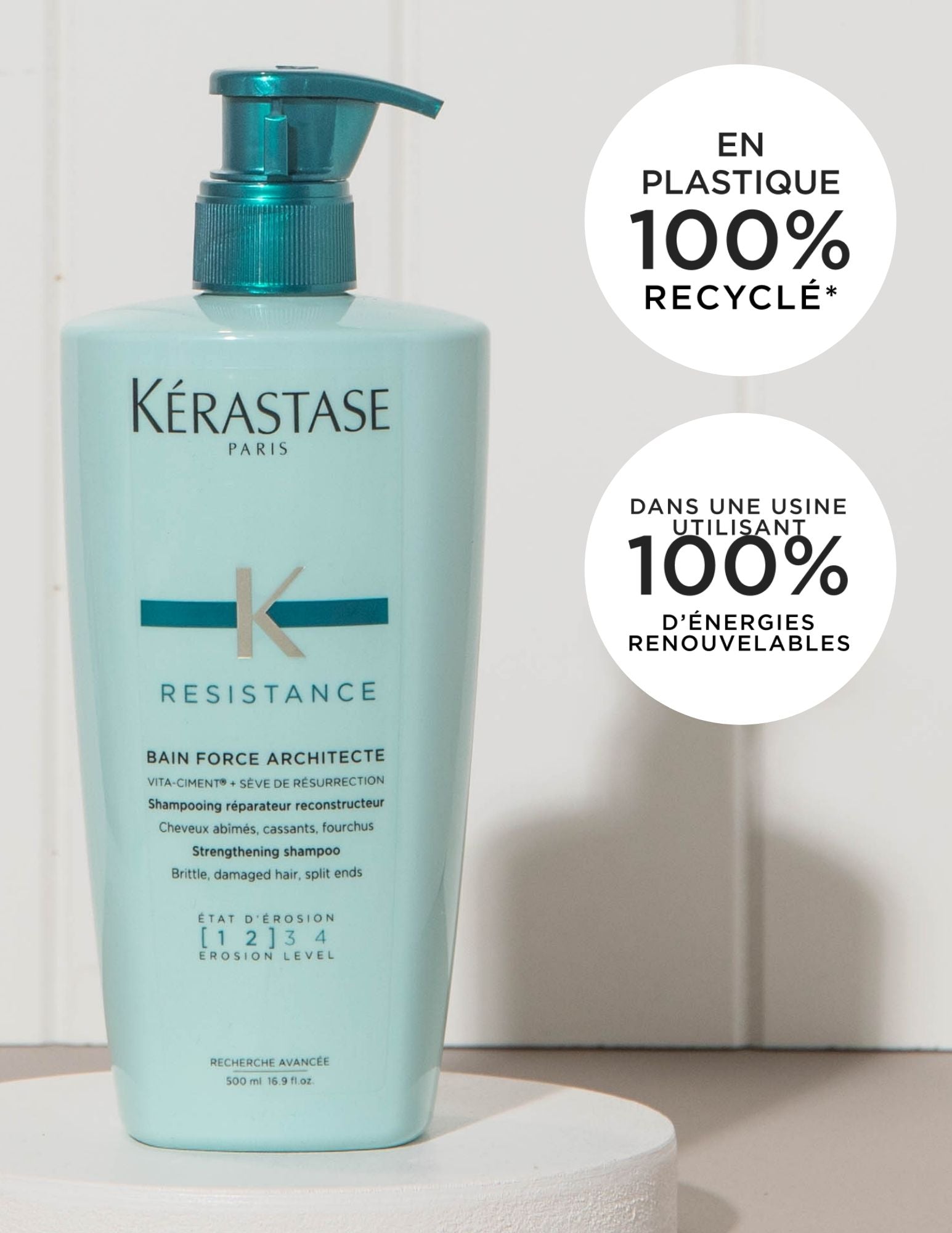 Duo Bain Force Architecte & recharge - Resistance - 500ml