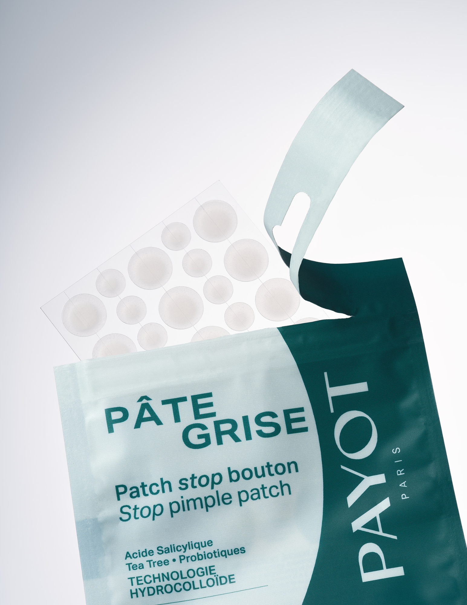 Patchs Stop Bouton - Pâte Grise