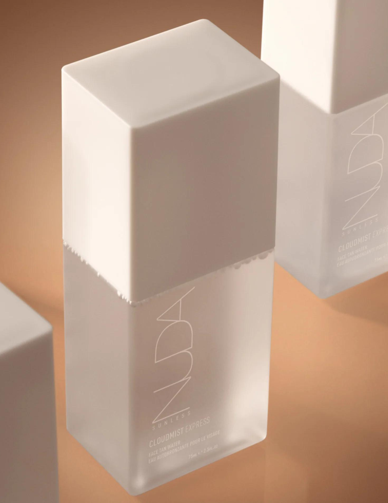 Express self-tanning water for the face - Nuda