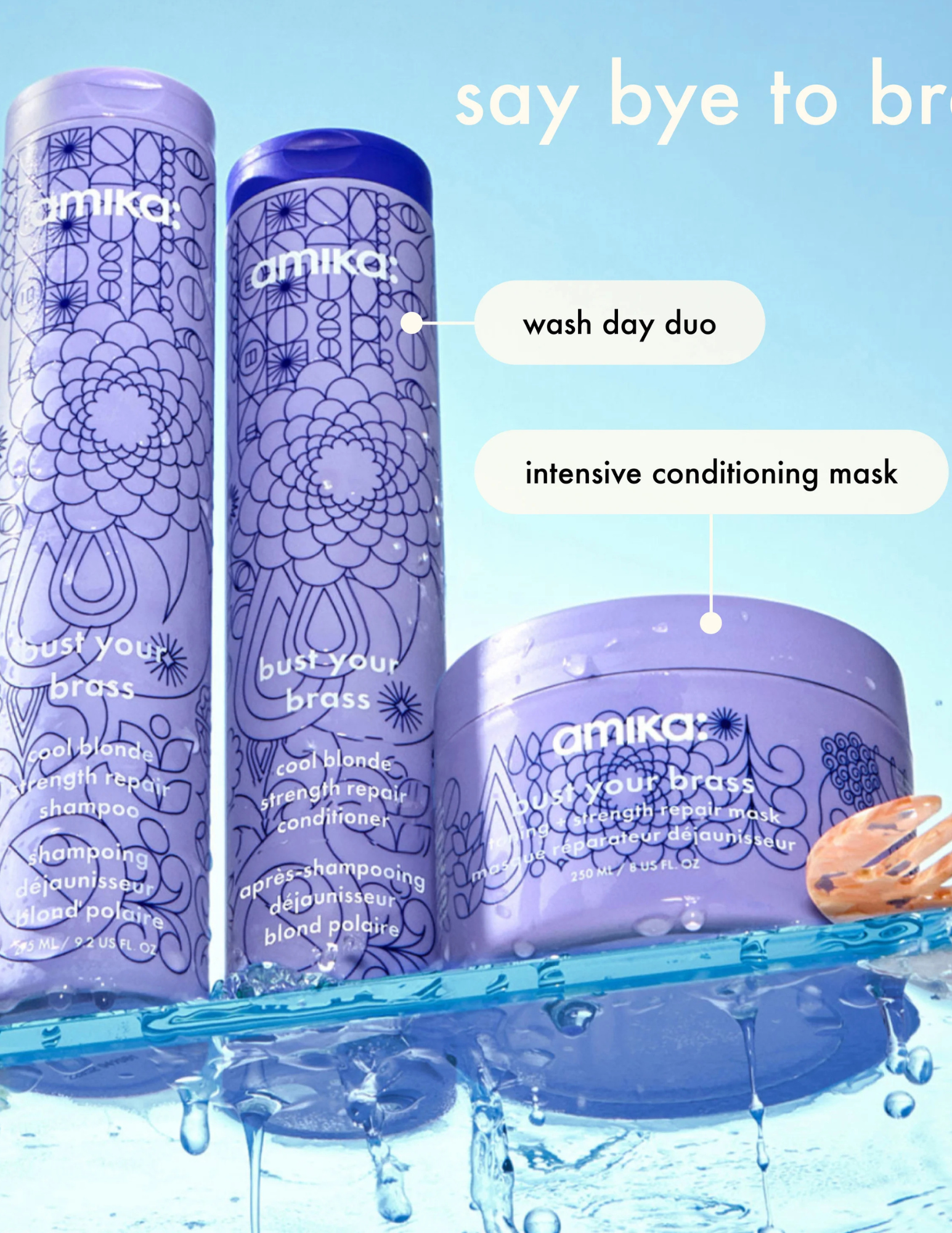 Blond polaire - Shampoing Bust Your Brass 1L