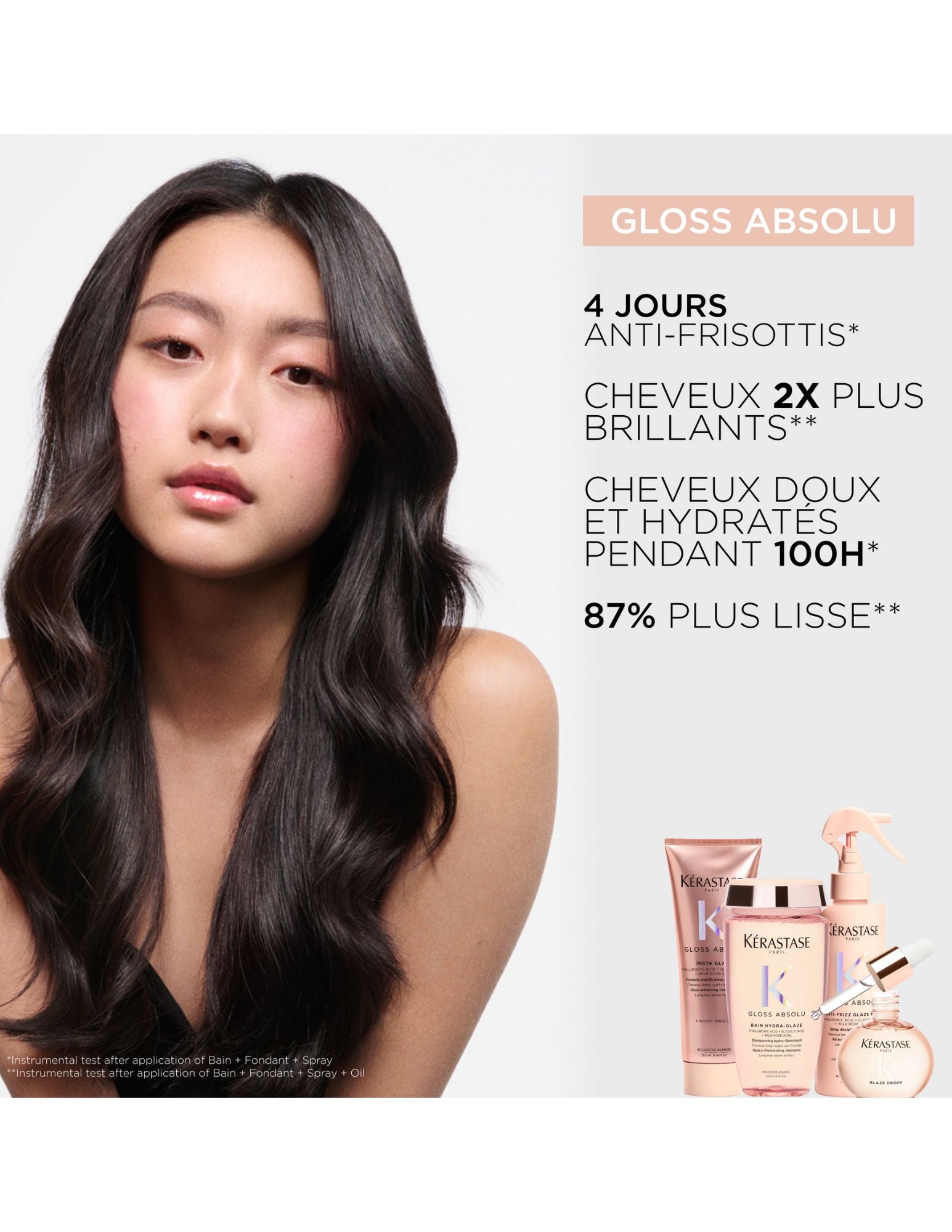 Spray Anti-frizz Glaze Milk - Format voyage