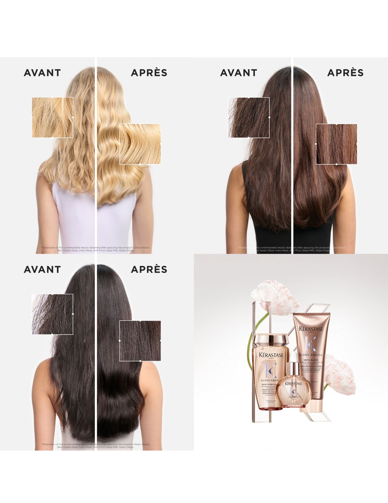 Spray Anti-frizz Glaze Milk - Format voyage
