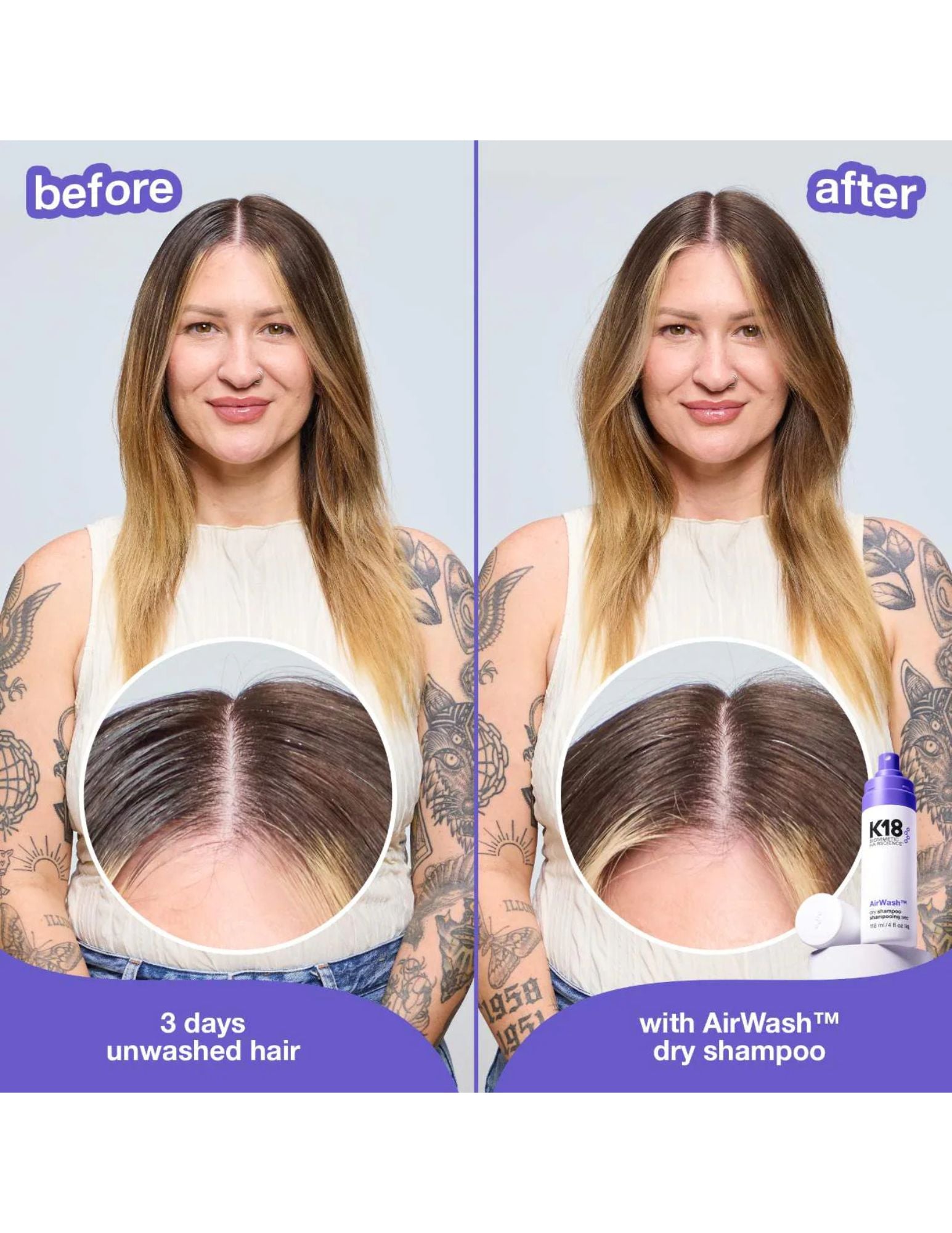 Dry shampoo - Air wash