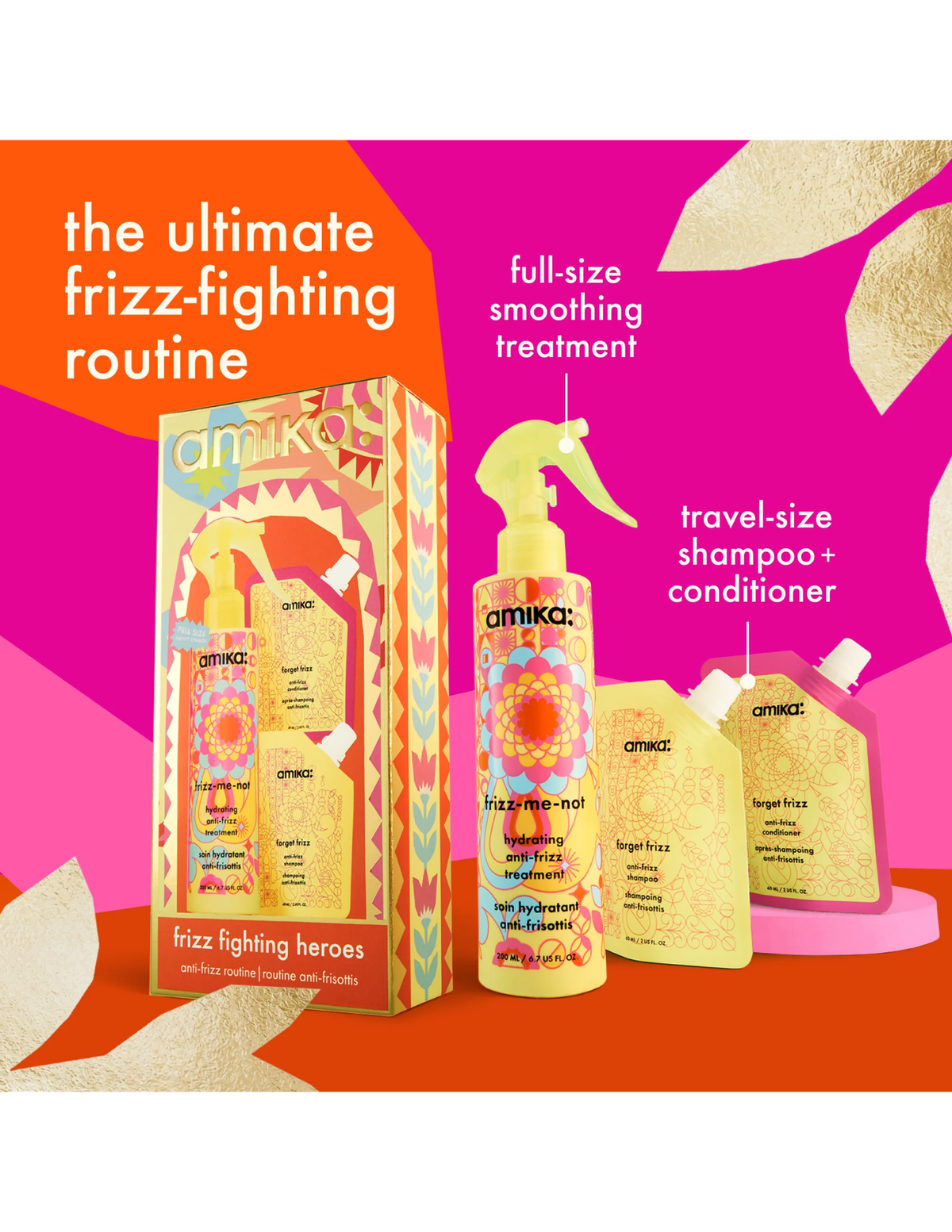 Amika Holiday Frizz Fighting Heroes Set