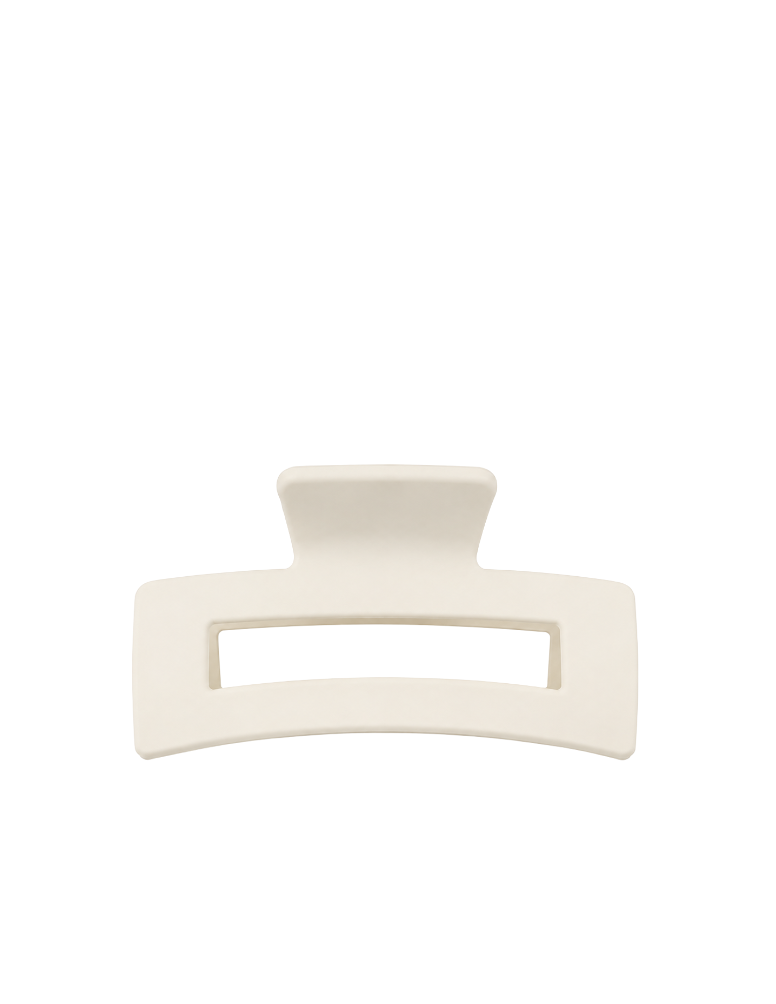 Pince à cheveux carré 10.5cm - Beige