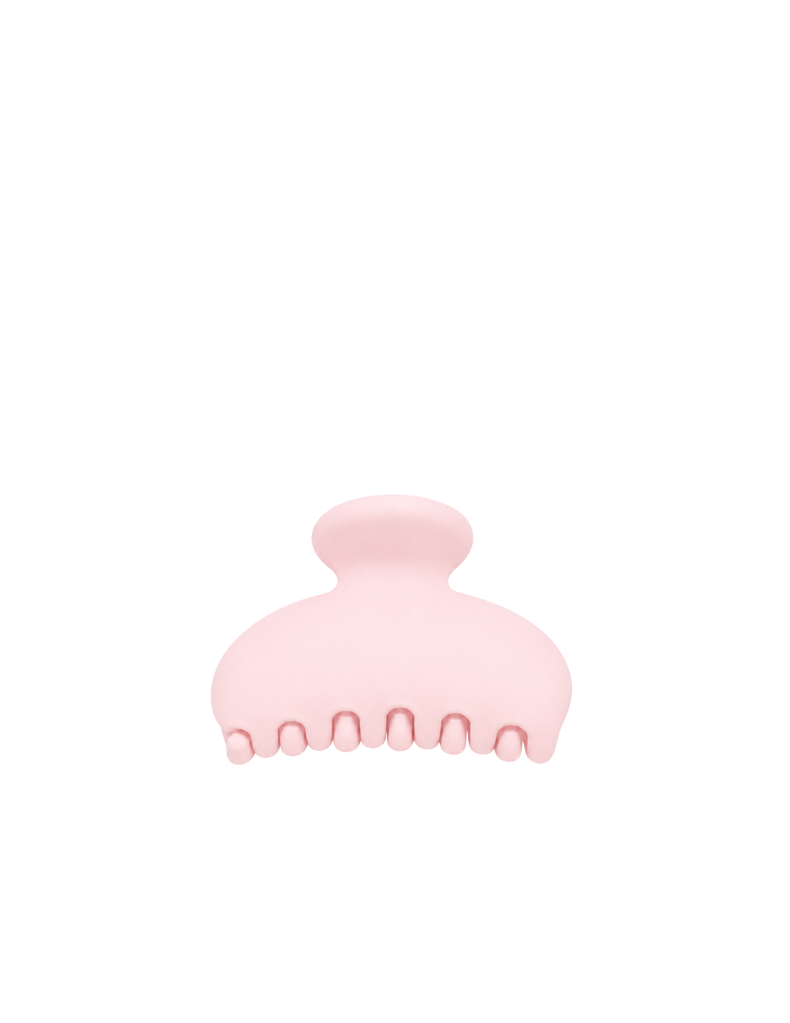 Round Hair Clip - Pastel Pink