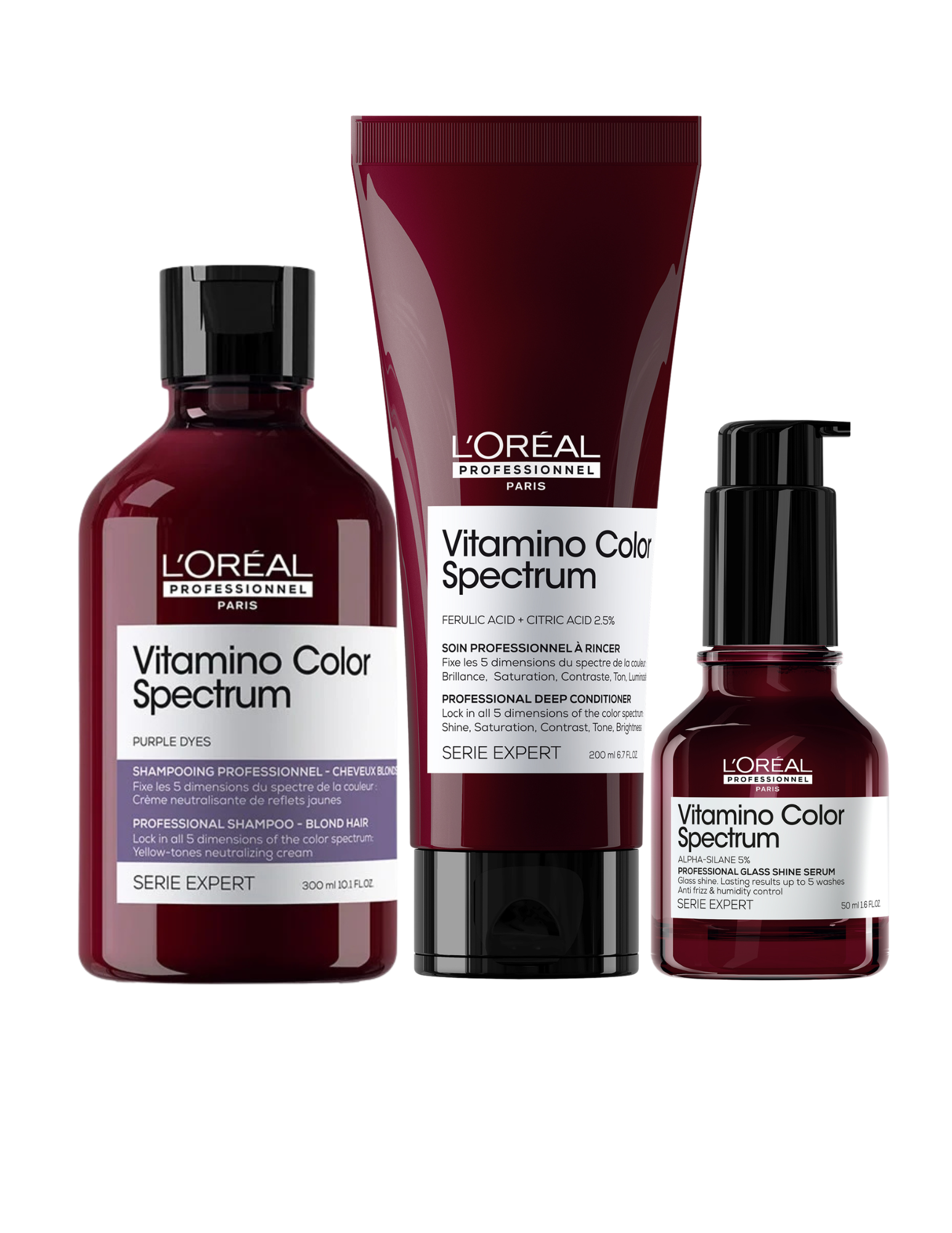 Routine neutralisante pour cheveux blonds - Vitamino Color Spectrum