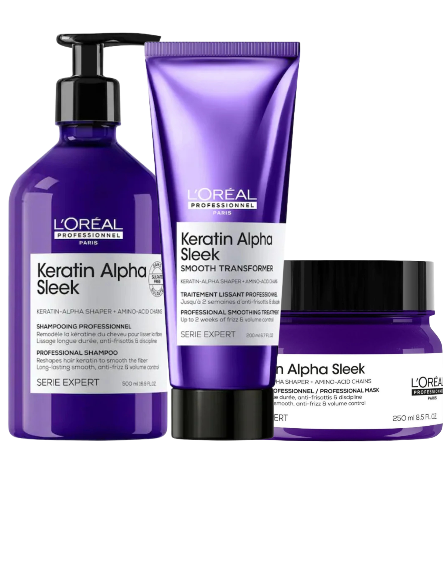 Smoothing & Shine Routine - Kératin Alpha Sleek