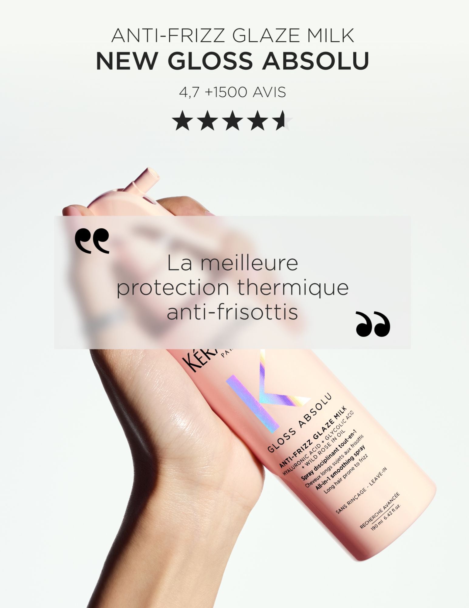 Routine Gloss Absolu : Rituel brillance anti-frisottis