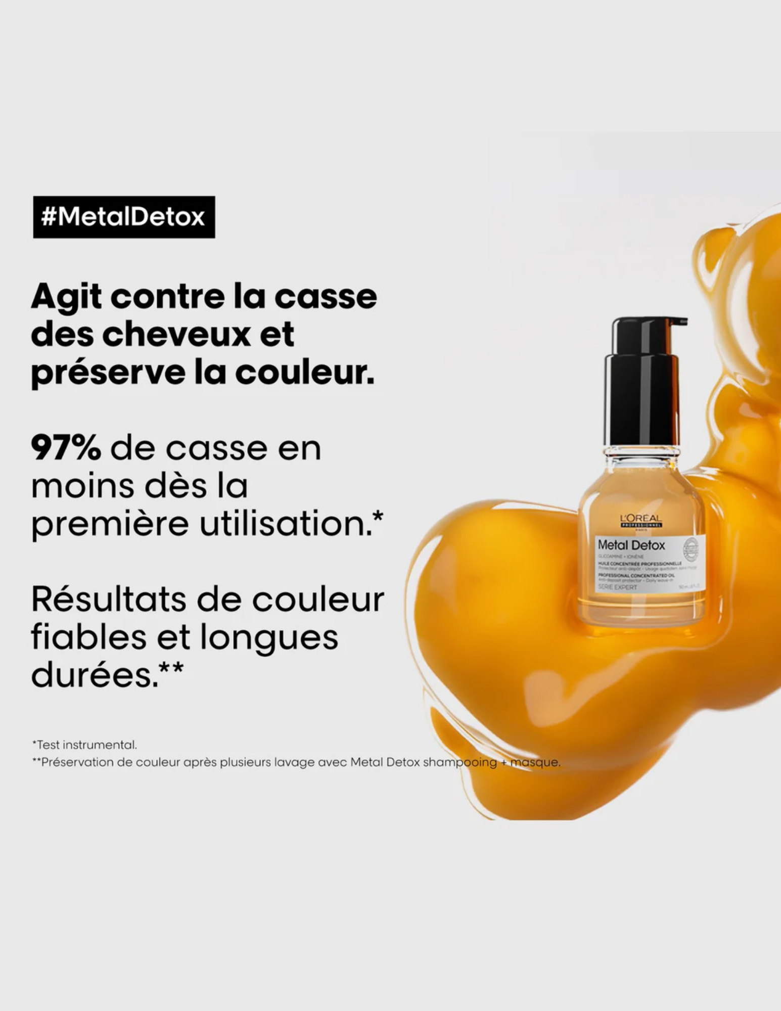 Huile concentrée protectrice anti-dépôt - Metal Detox