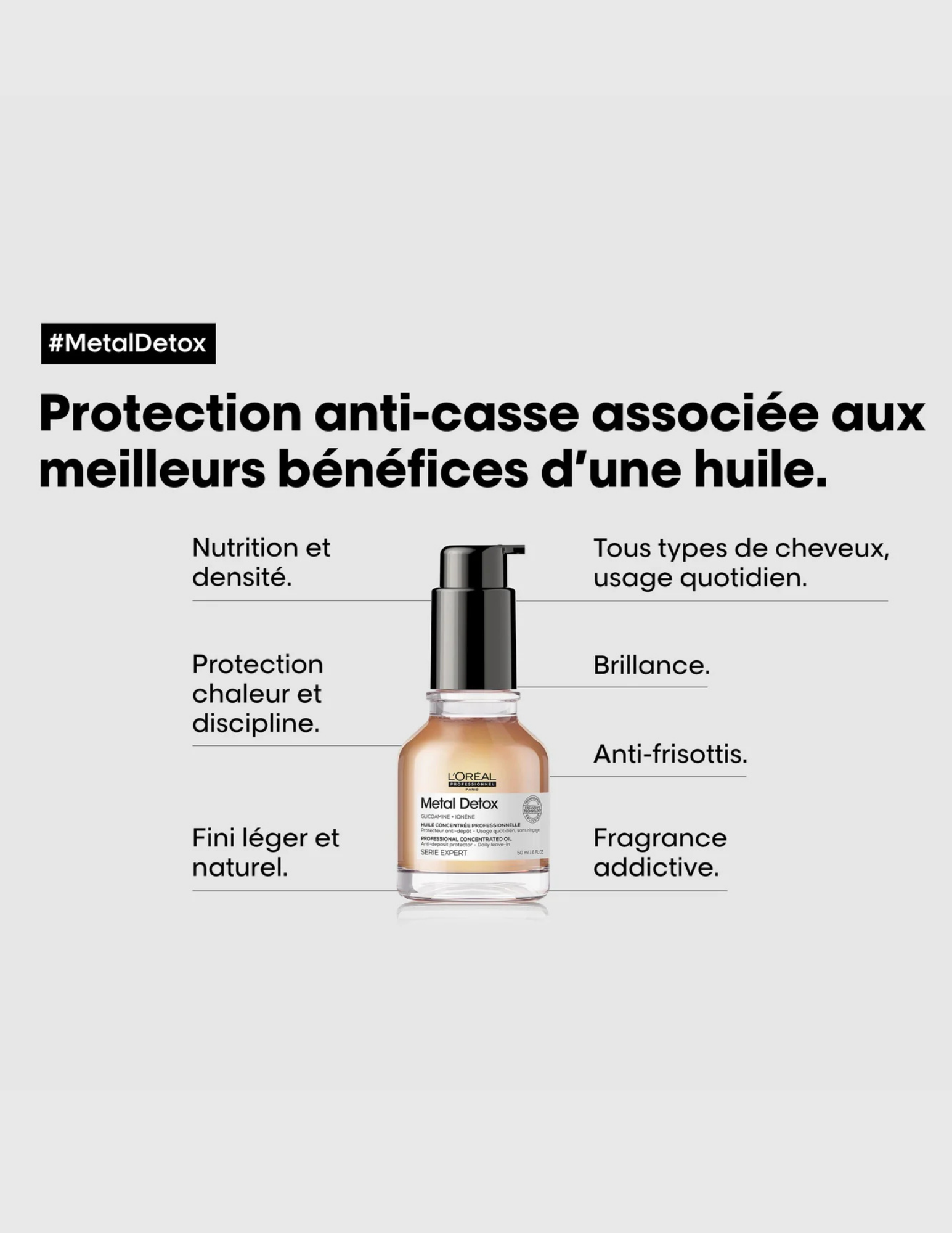 Huile concentrée protectrice anti-dépôt - Metal Detox