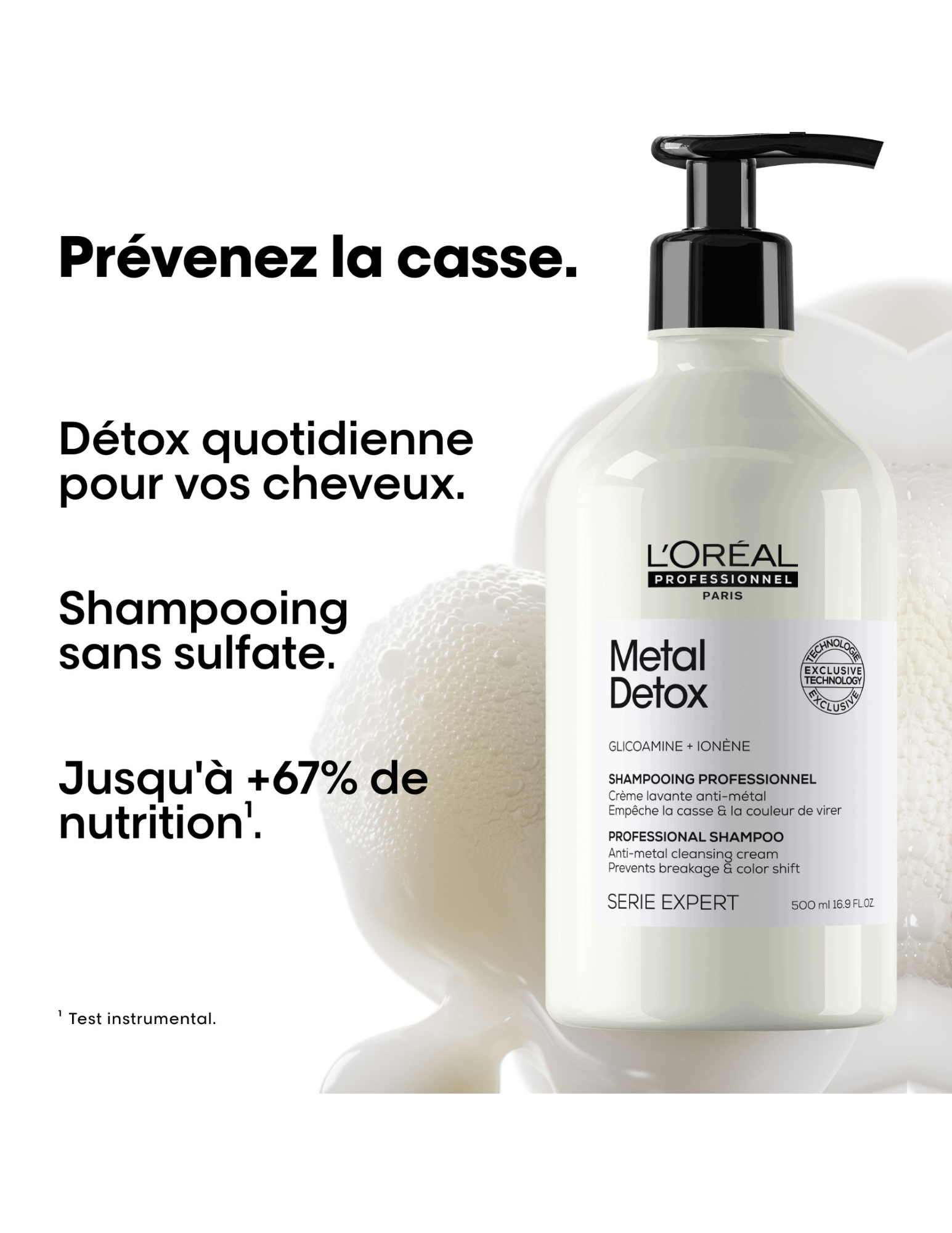 Cleansing cream shampoo 300ml - Metal Detox