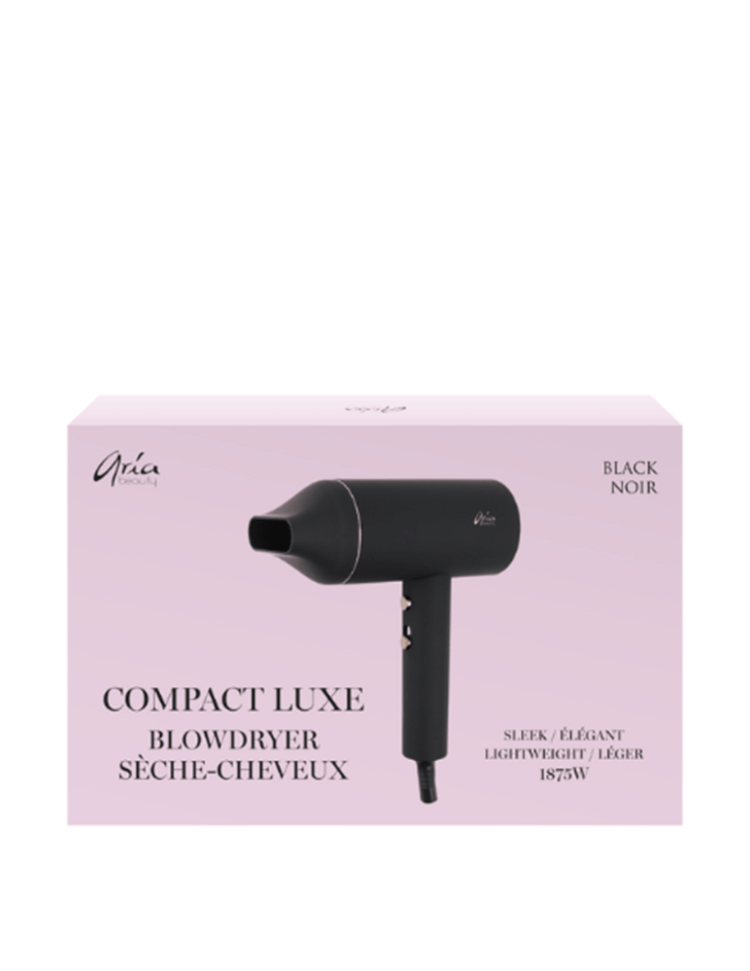 Séchoir Pliable Ultra-élégant Noir - Aria Beauty