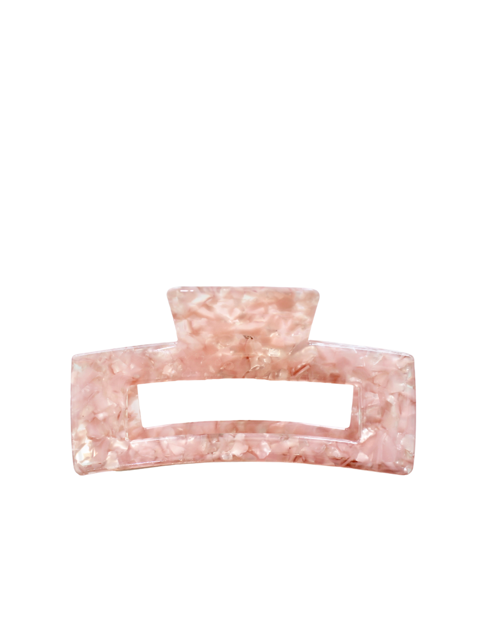 Pince à cheveux carrée 10,5cm - Quartz