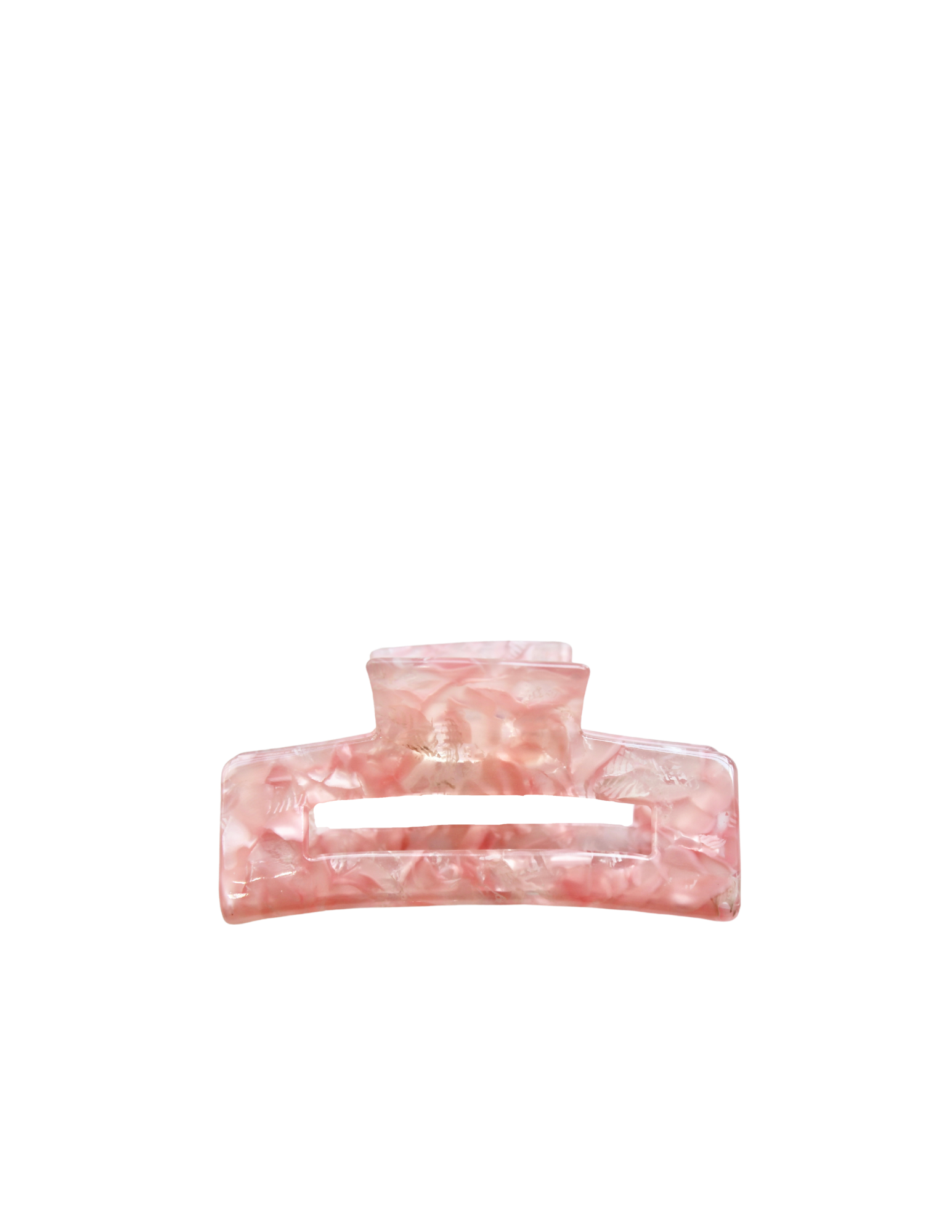 Pince à cheveux carrée 7,5cm - Quartz