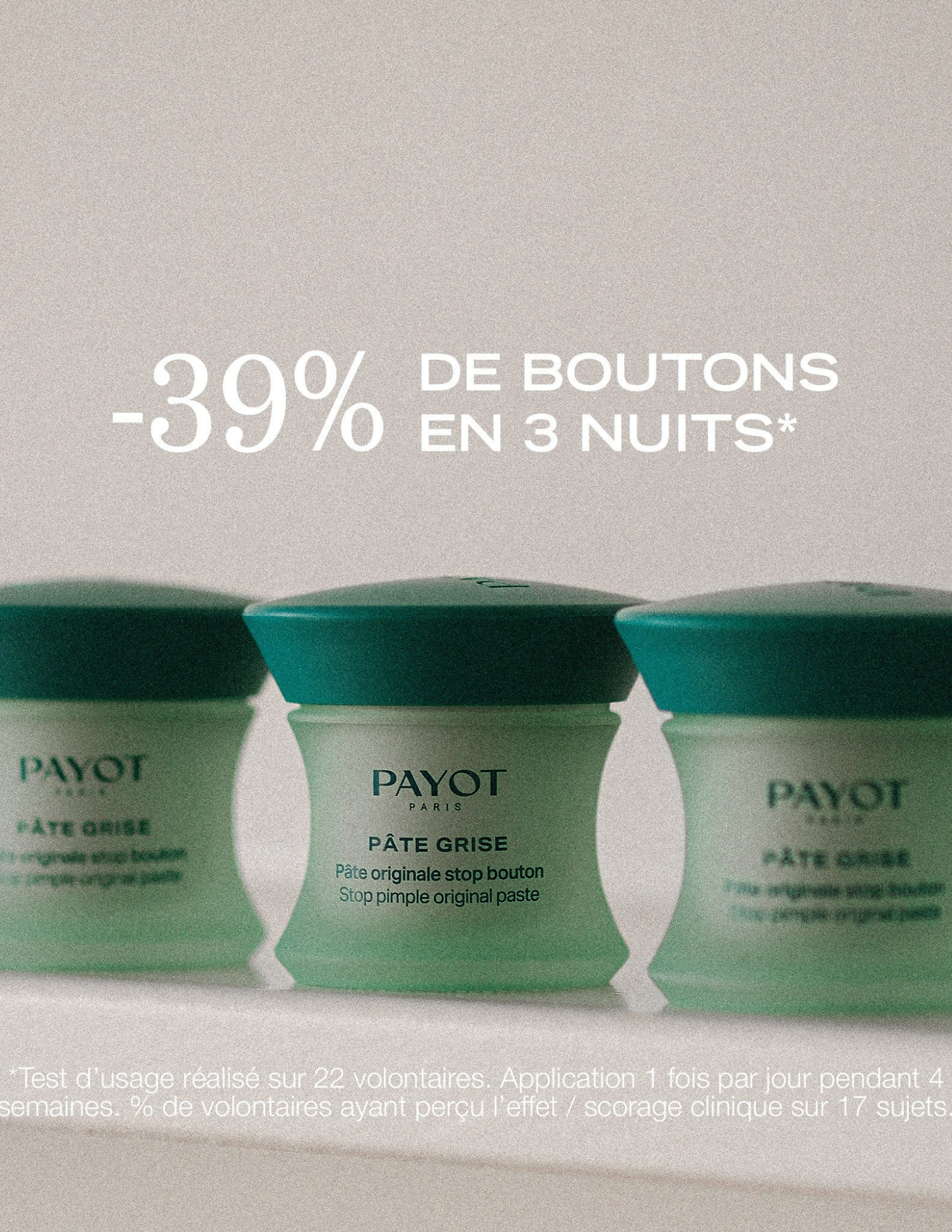 Pâte Originale Stop Bouton - Pâte Grise