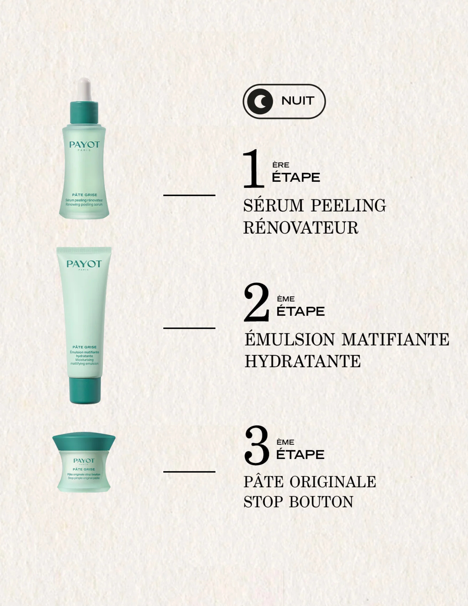 Pâte Originale Stop Bouton - Pâte Grise