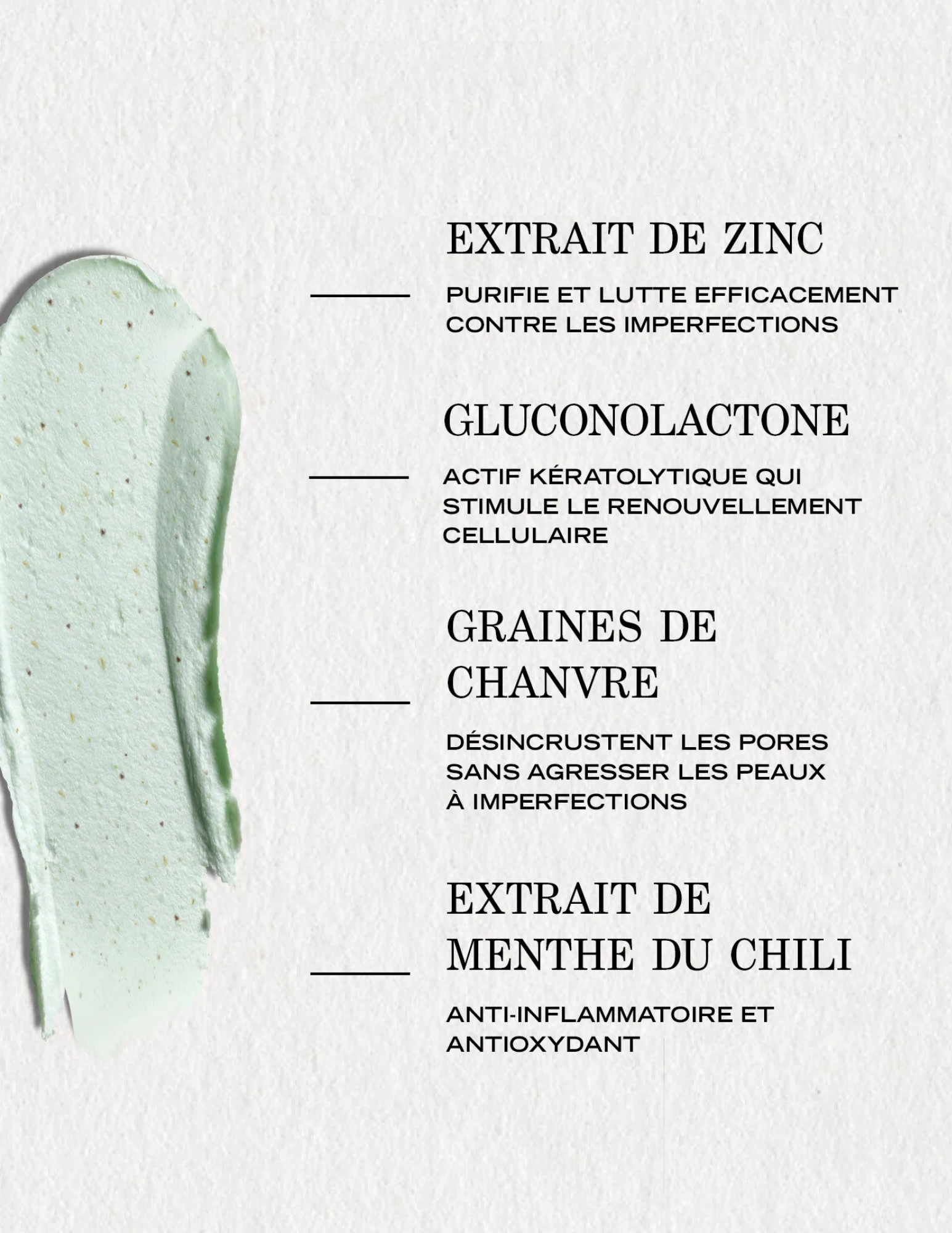 Stick gommant purifiant - Pâte Grise