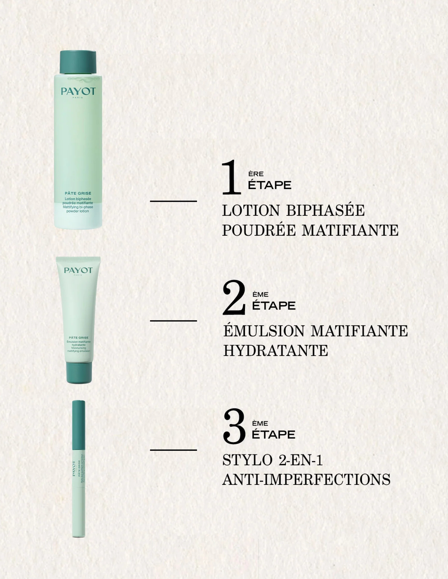 Stylo 2-en-1 anti-imperfections - Pâte Grise