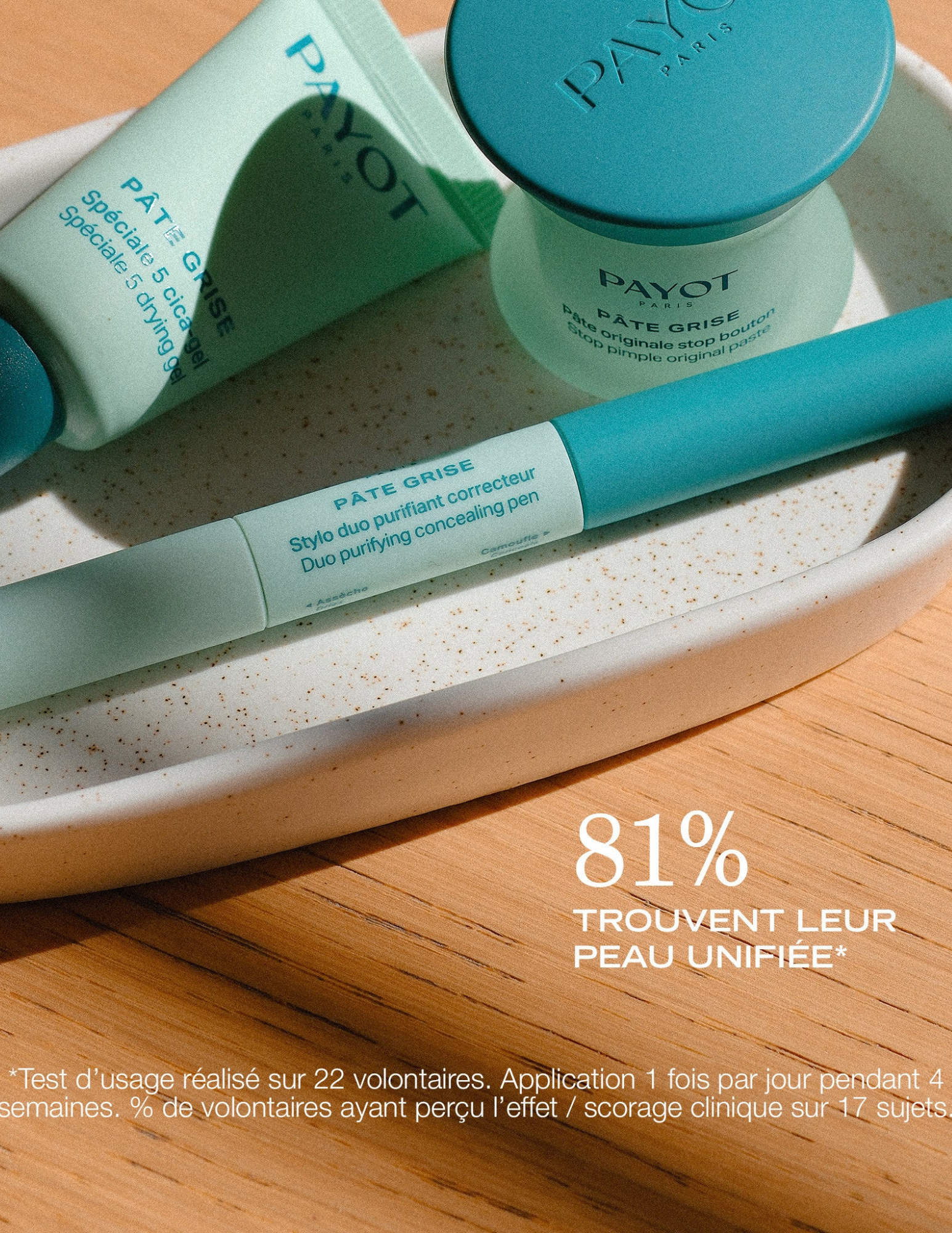 Stylo 2-en-1 anti-imperfections - Pâte Grise