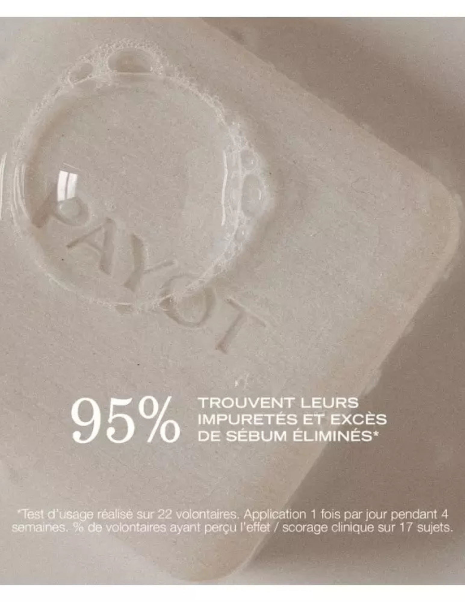 Pain nettoyant purifiant - Pâte Grise