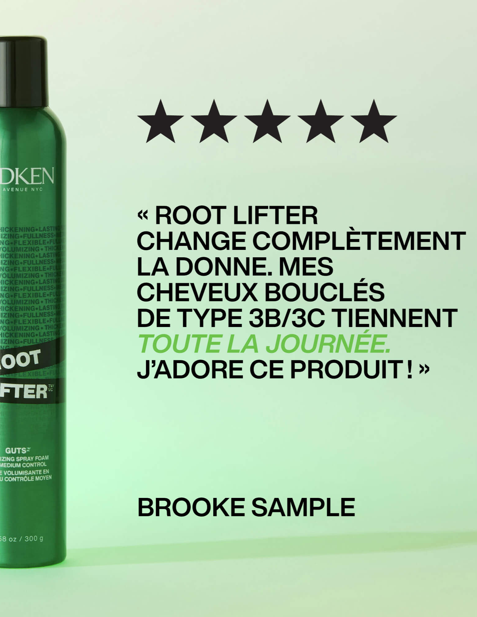 Mousse volumisante pour racine - Root Lifter