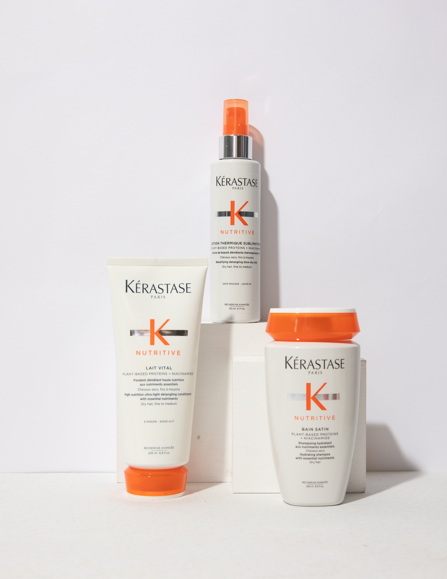 Nutritive : Routine hydratante pour cheveux fins à moyens