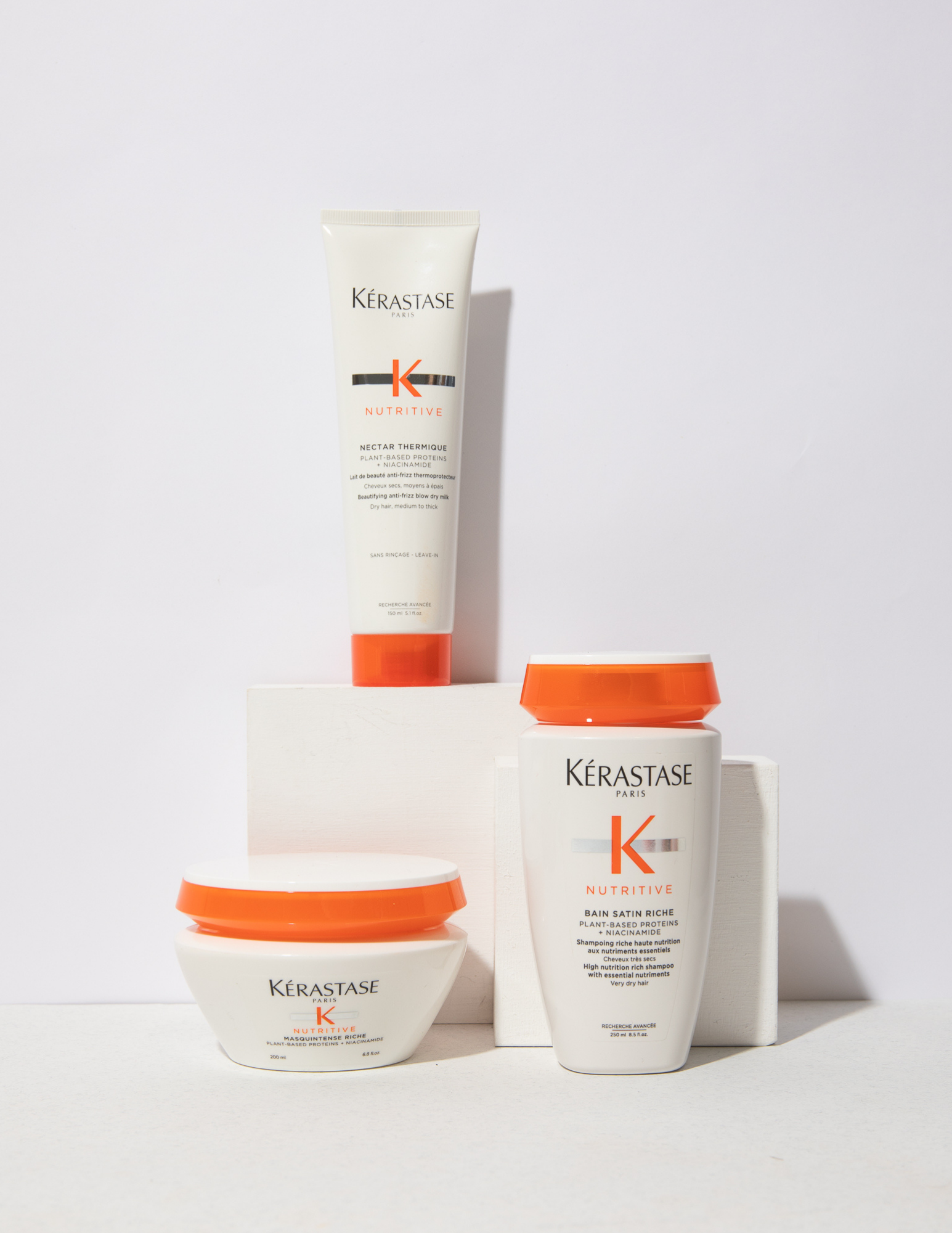 Nutritive : Routine hydratante intense pour cheveux moyens à épais