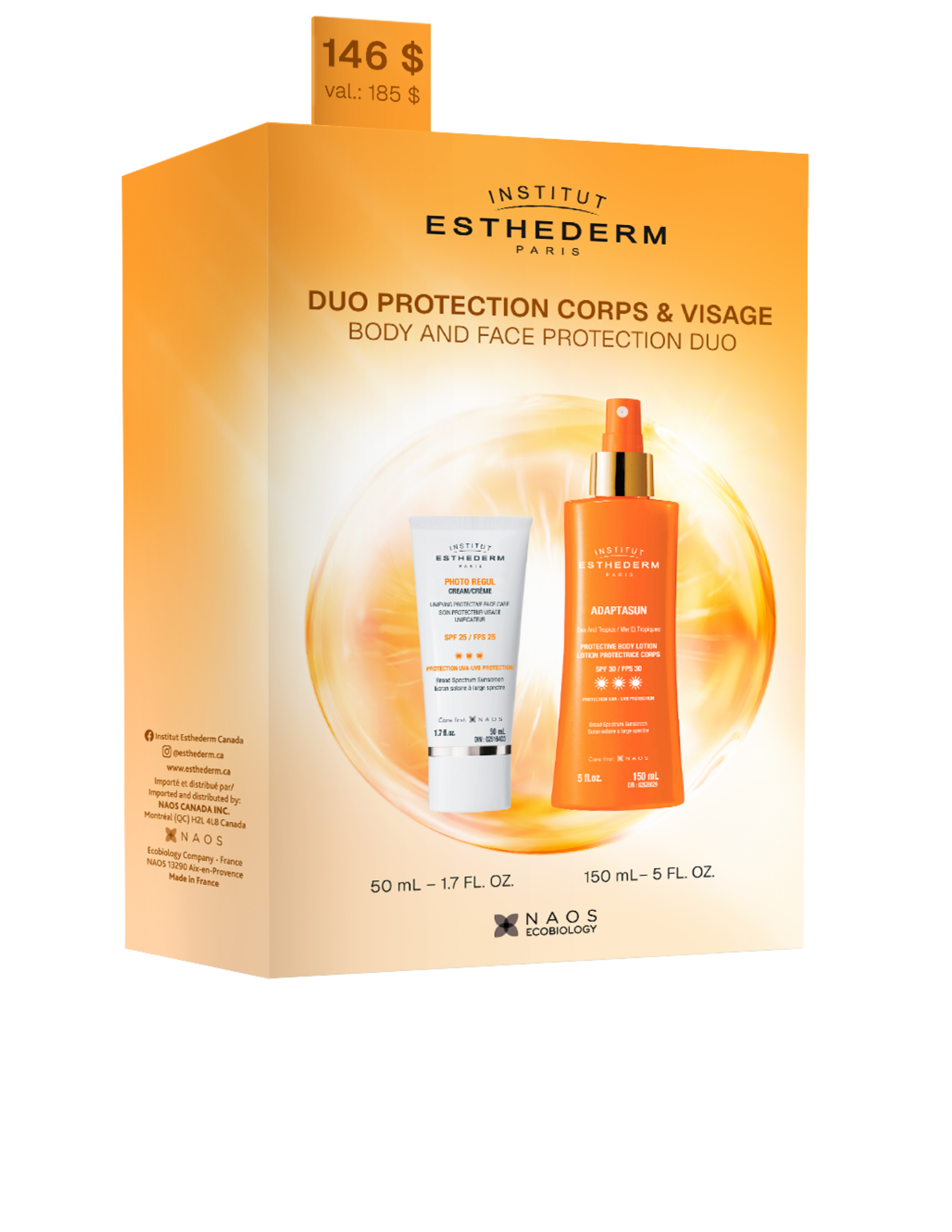 Coffret Solaire - Protection corps & visage