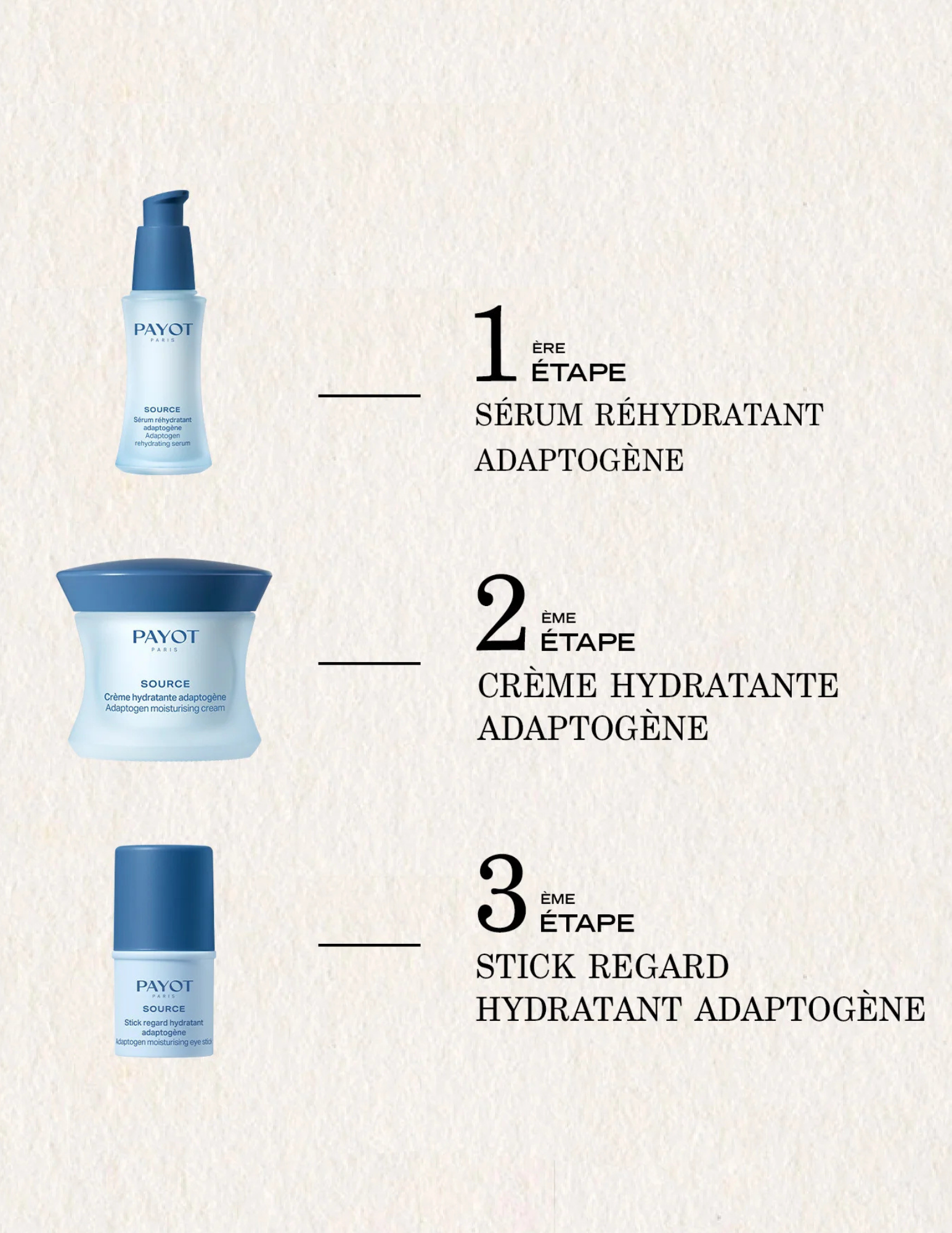 Crème hydratante adaptogène - Source