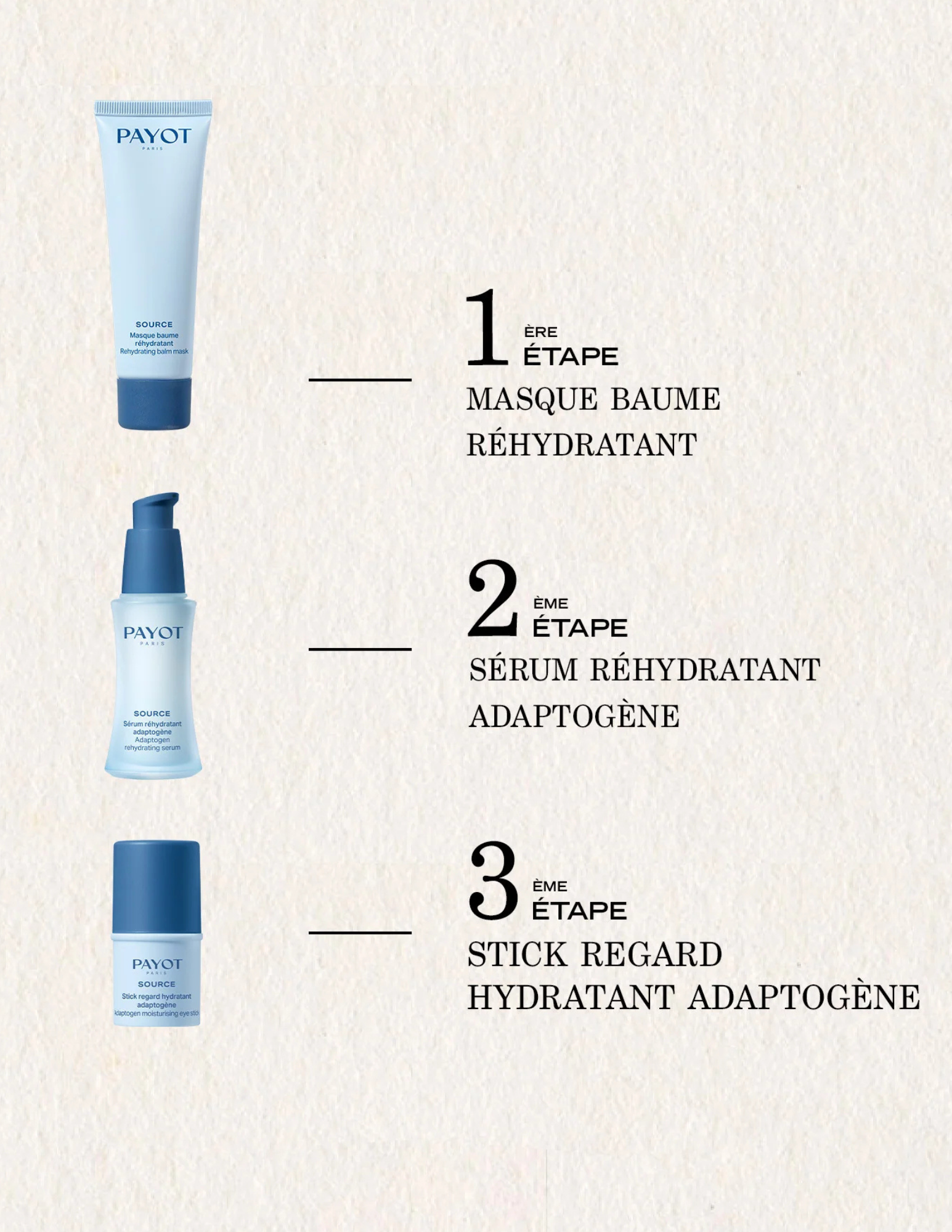 Masque baume hydratant - Source