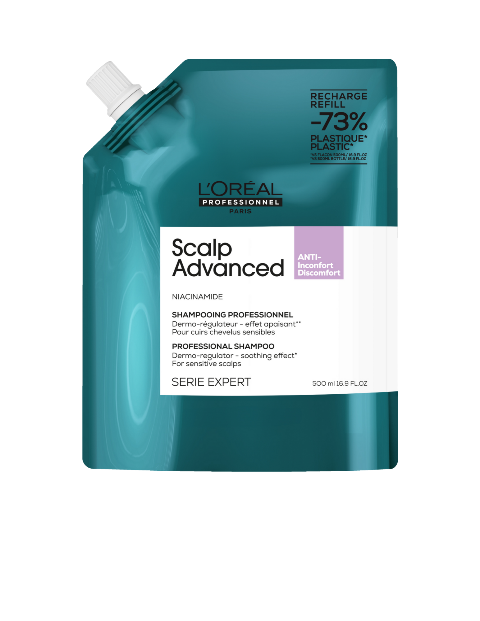 Anti-discomfort dermo-regulating shampoo 500ml - Scalp Advanced