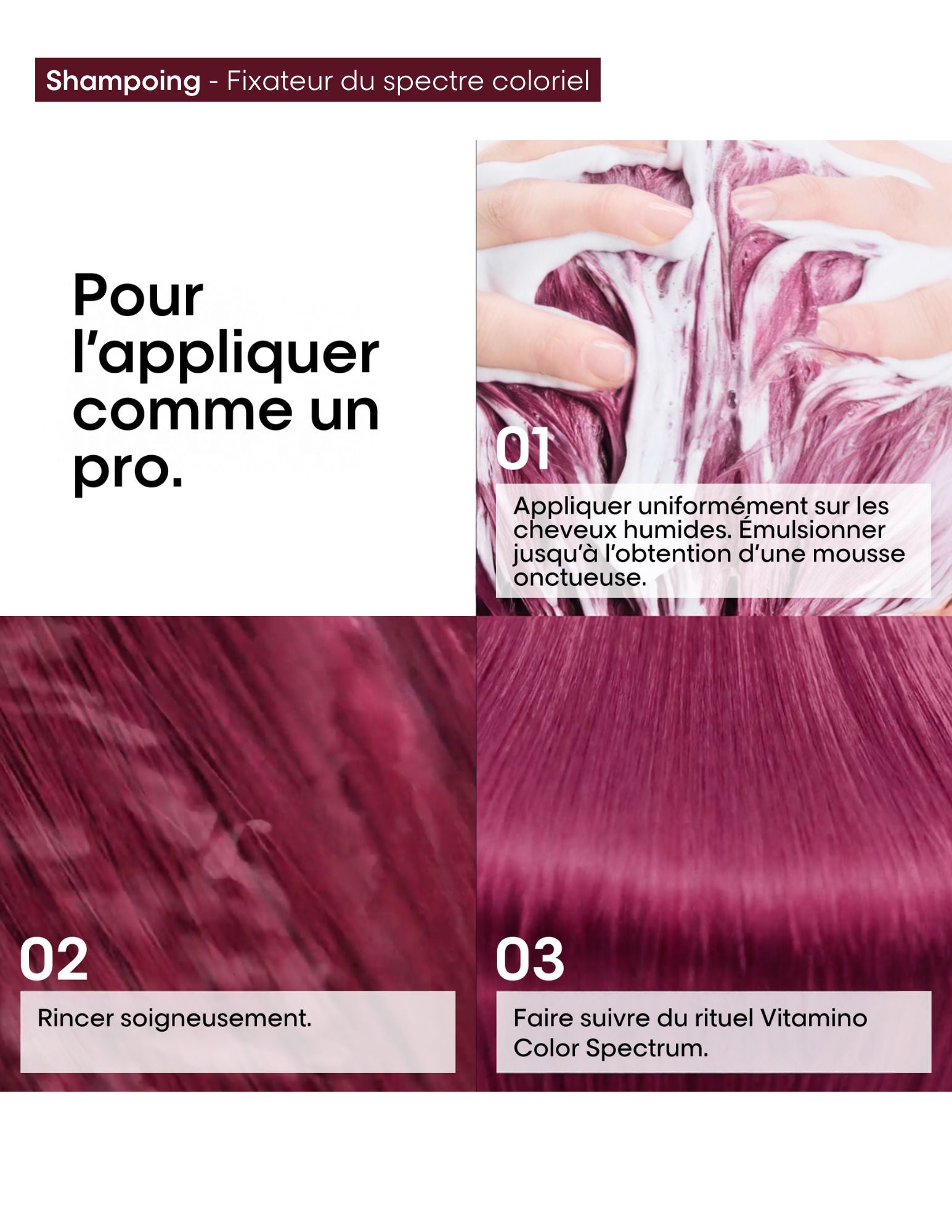 Routine éclat de couleur et brillance - Vitamino Color Spectrum