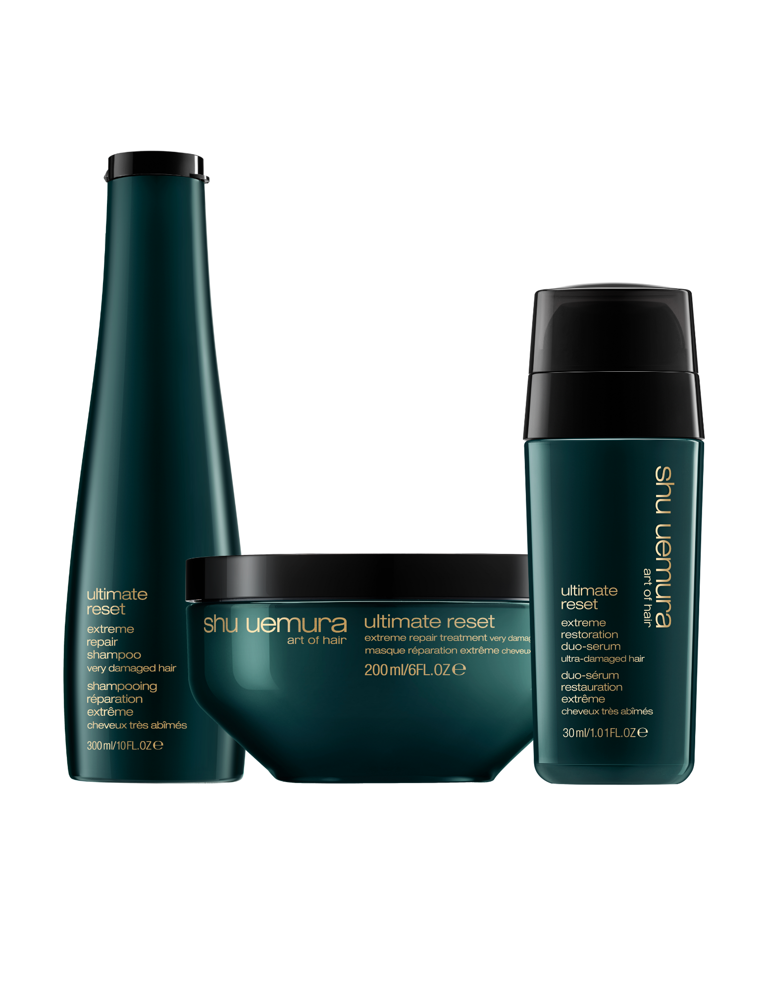 Ultimate Reset: Restorative routine for medium to thick and very damaged hair