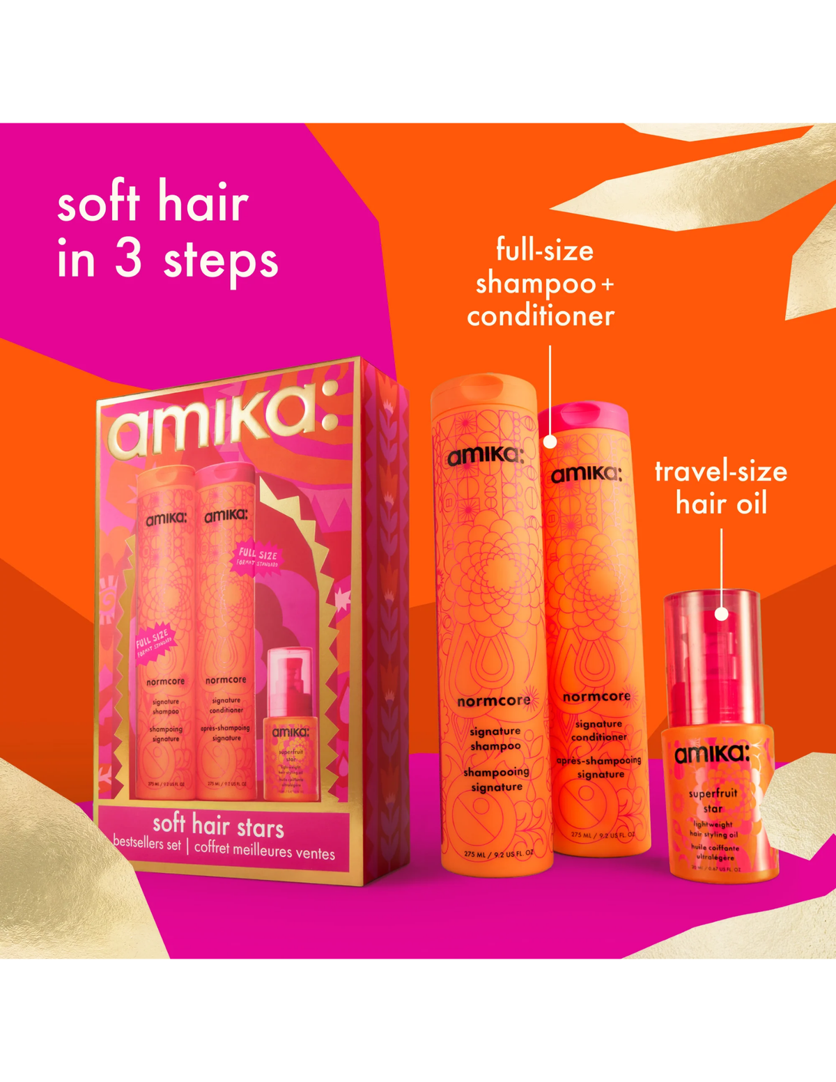 Amika Holiday Box - Soft Hair Stars