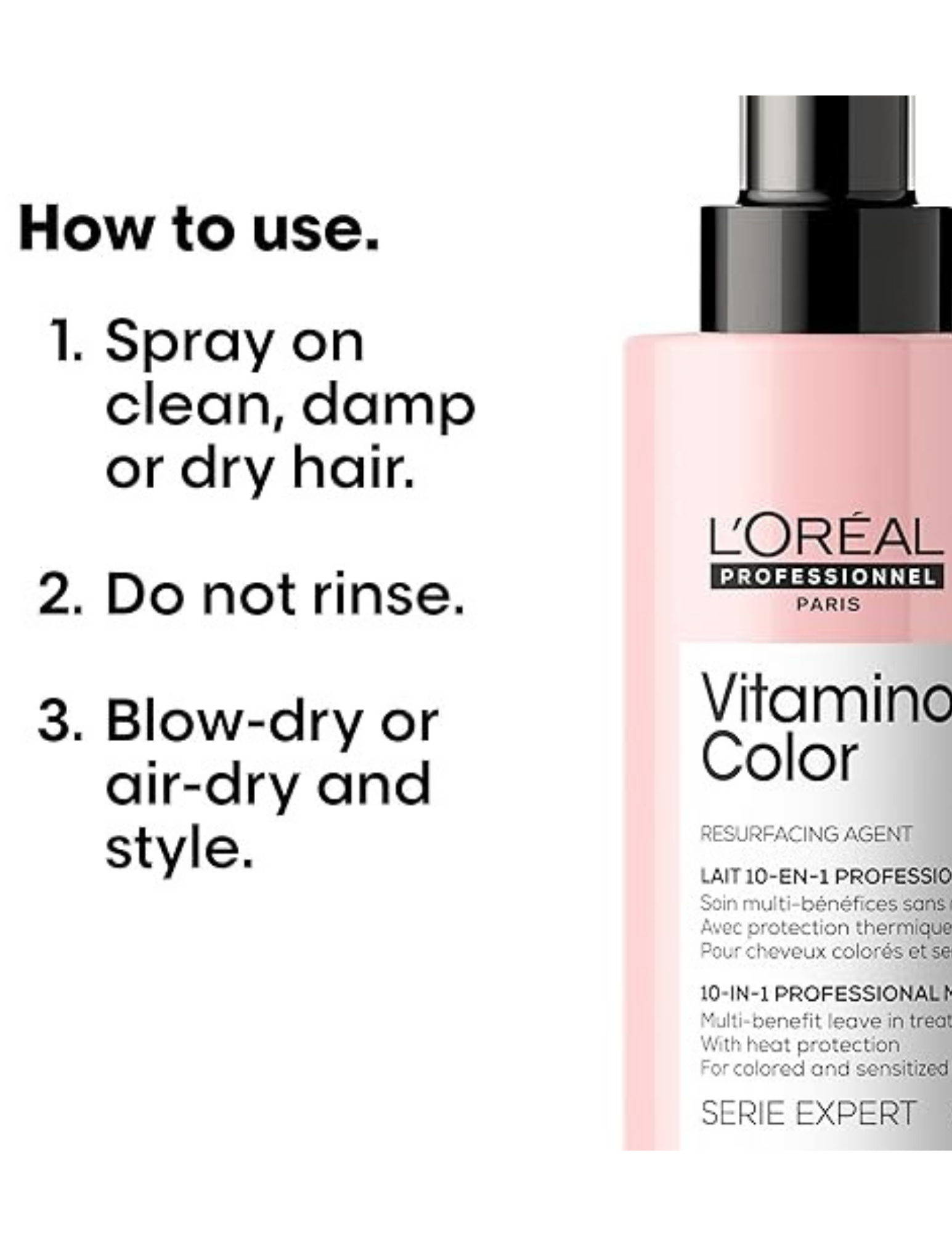 Multipurpose perfecting spray 10 in 1 - Vitamino Color