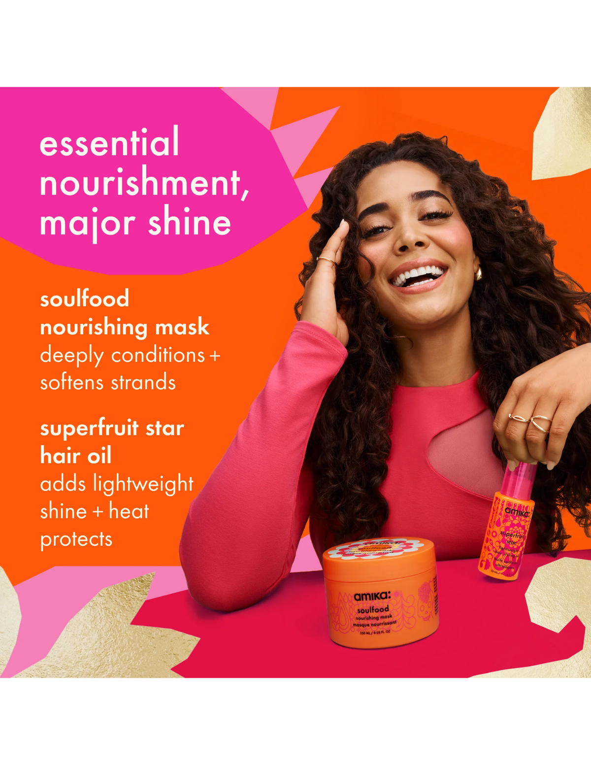 Amika Holiday Hair Legends - Nourish + Shine