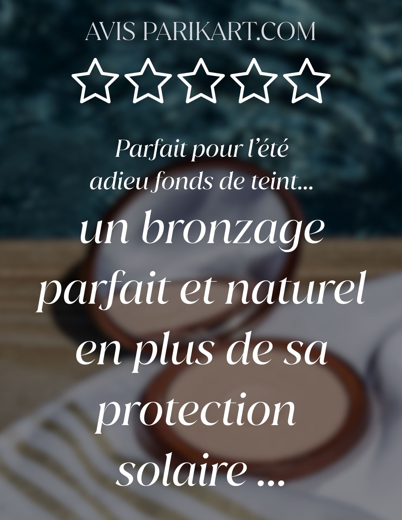 Poudre ensoleillante protectrice