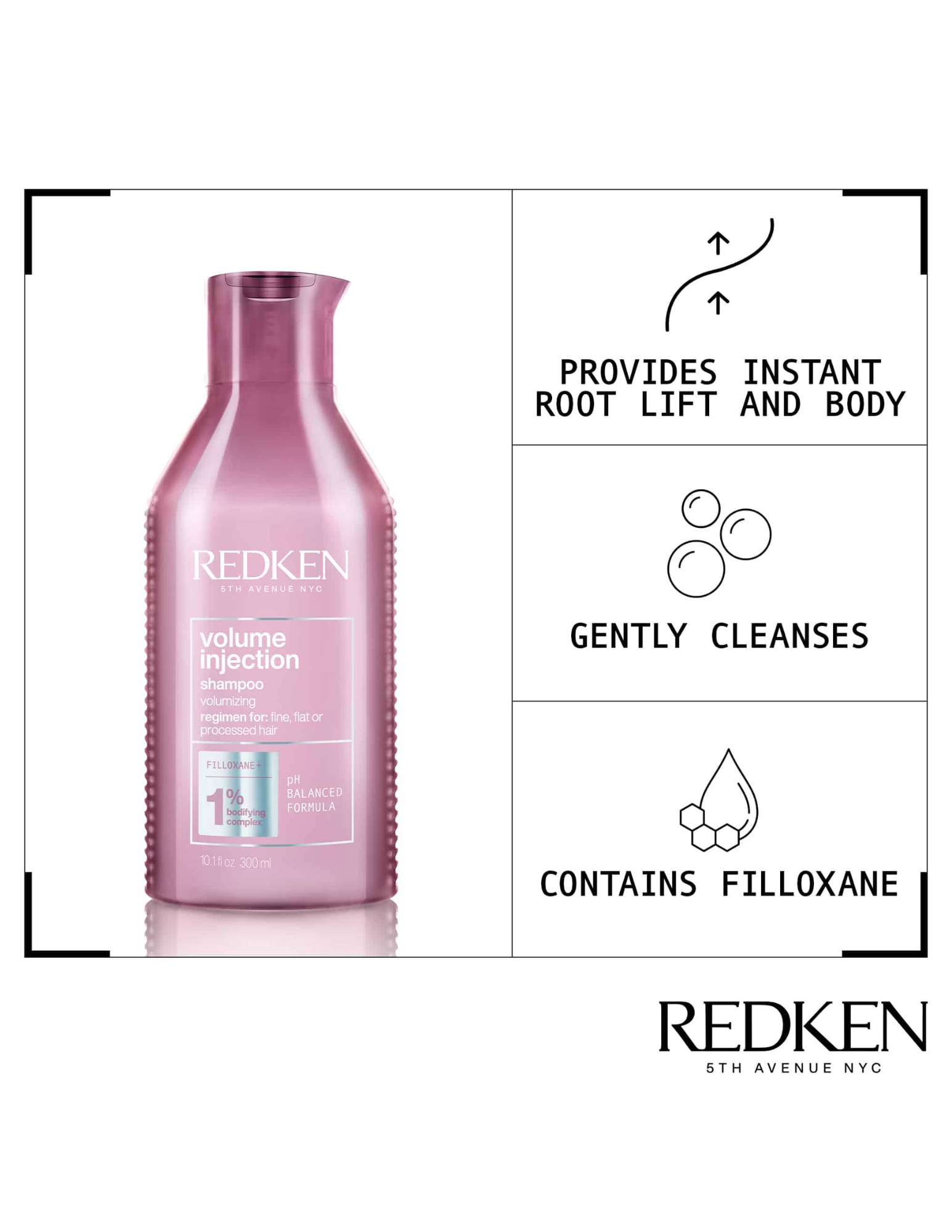 Volume Injection - Après-Shampoing 1L