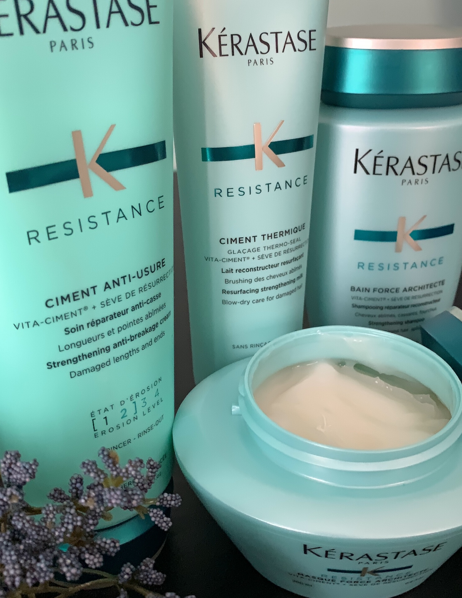 Résistance ciment anti-usure Kérastase