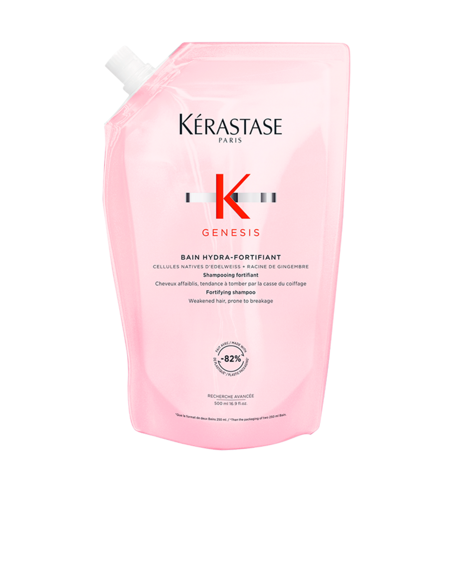 Pochette de recharge bain Hydra-Fortifiant - 500ml