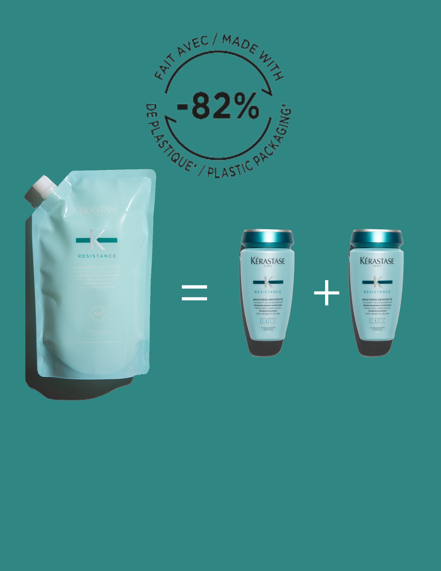 Recharge bain Force Architecte - 500ml