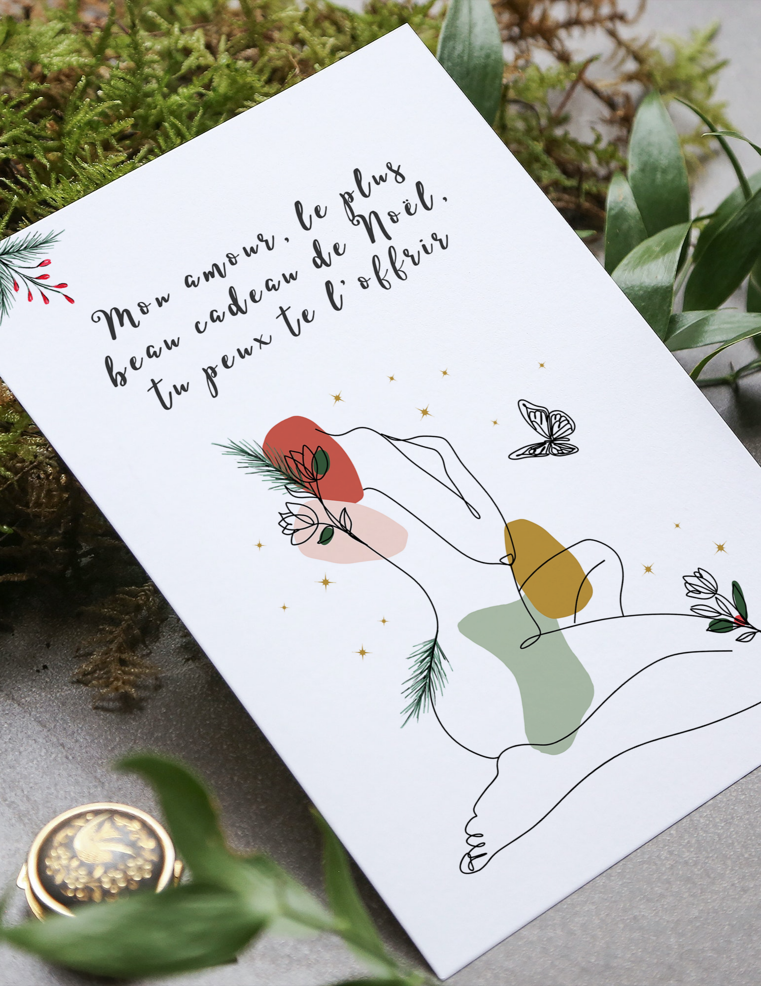 Carte des fêtes - À toi mon amour