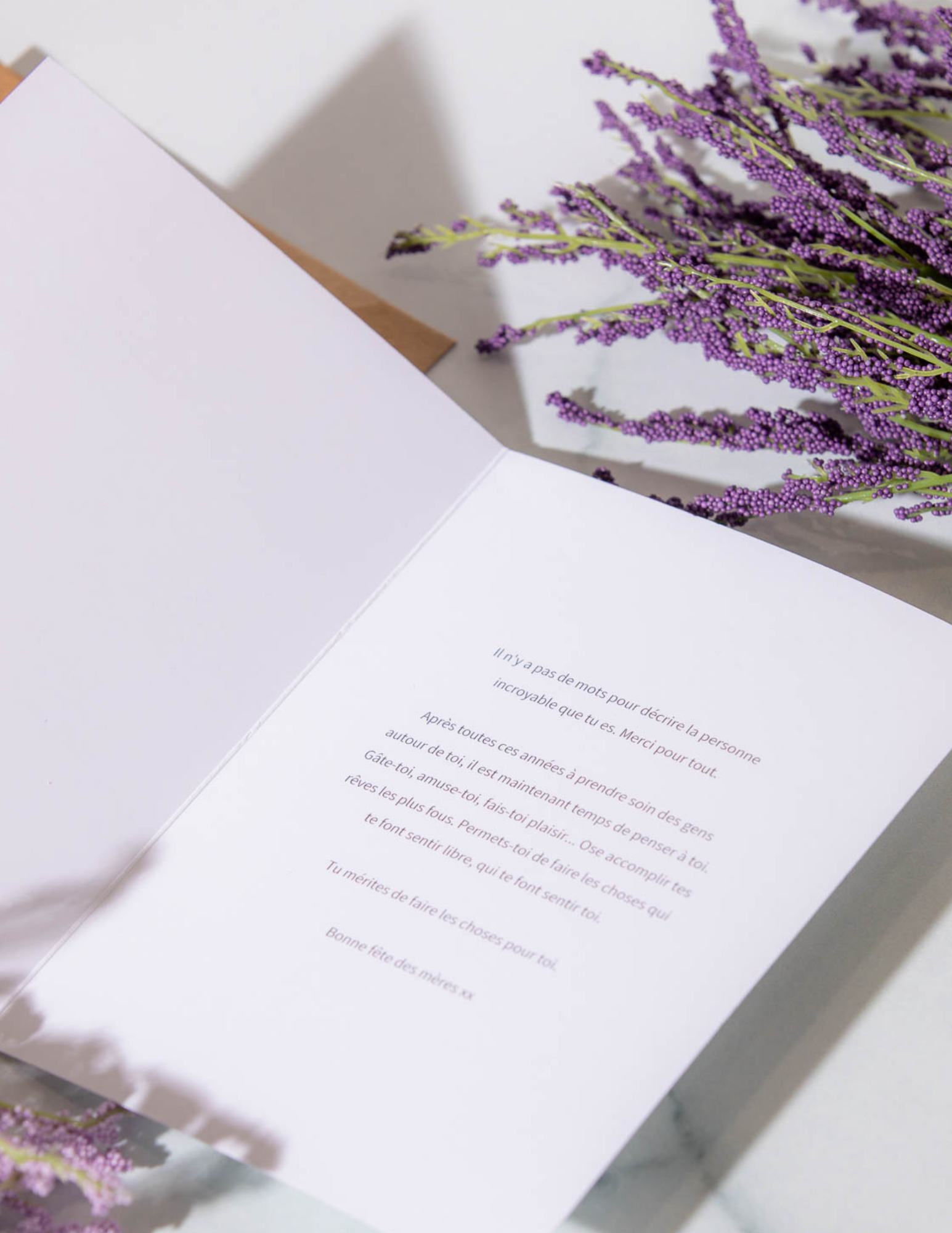 Carte de la fête des mères