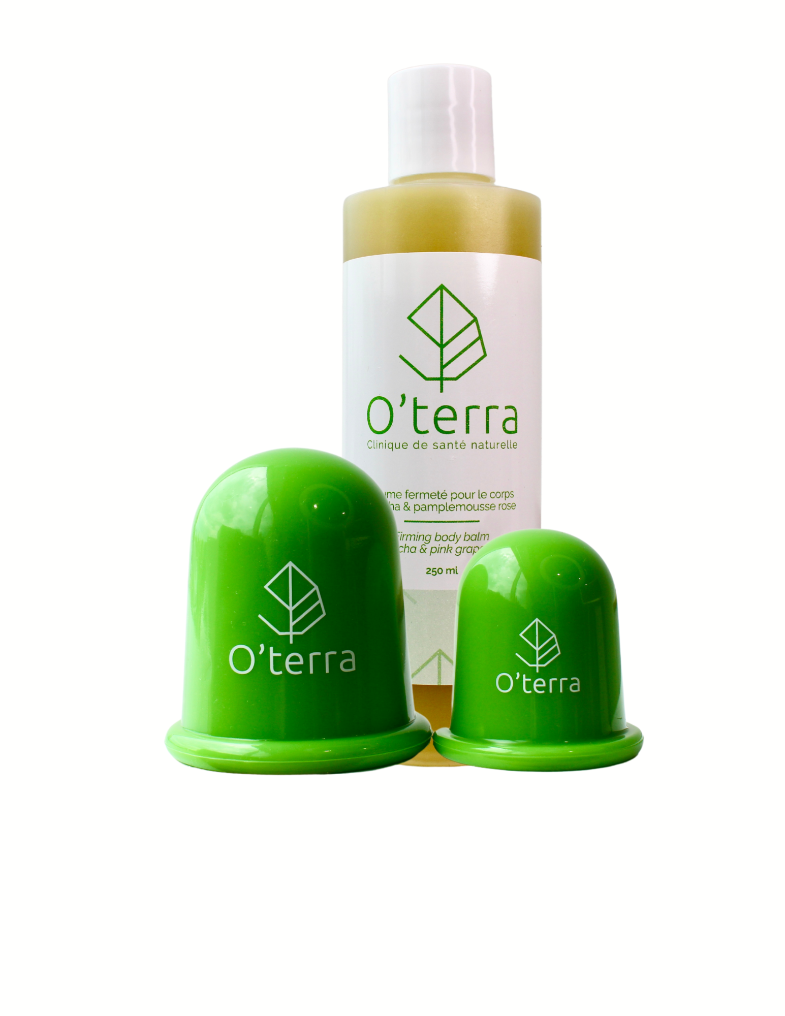 L'ensemble avec les ventouses et le baume pour le corps O'terra est parfait pour diminuer la cellulite et raffermir la peau! Livraison rapide et gratuite dès 50$